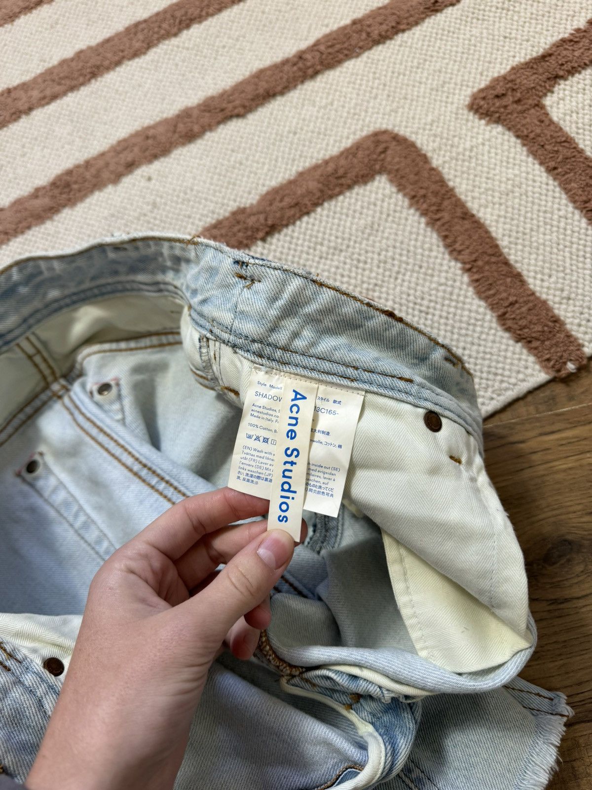 Acne Studios VINTAGE ACNE STUDIOS BLA KONST DENIM SKIRT Size 30" / US 8 / IT 44 - 4 Thumbnail