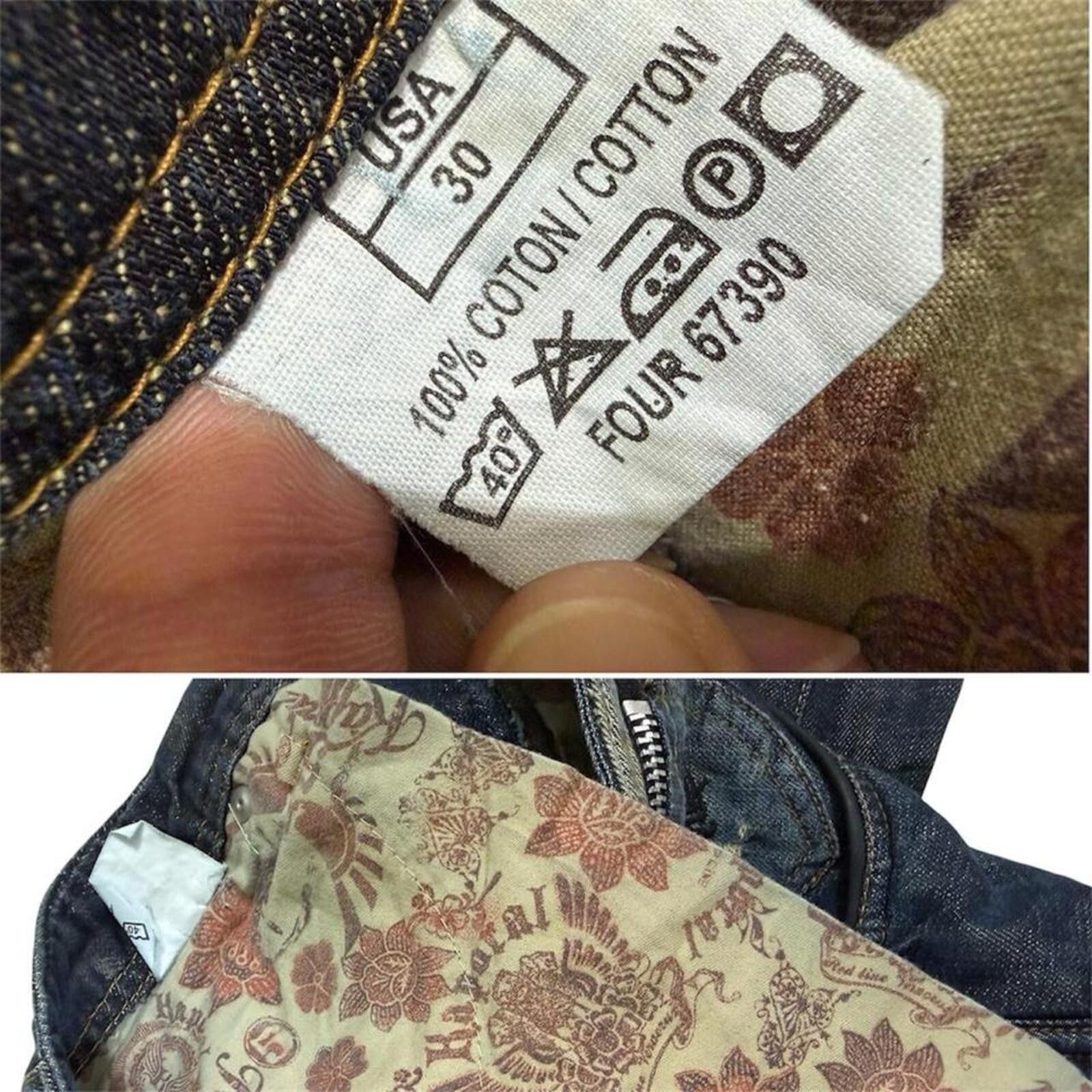 True Religion Vintage Kaporal mud wash unique denim jeans Size US 30 / EU 46 - 8 Thumbnail