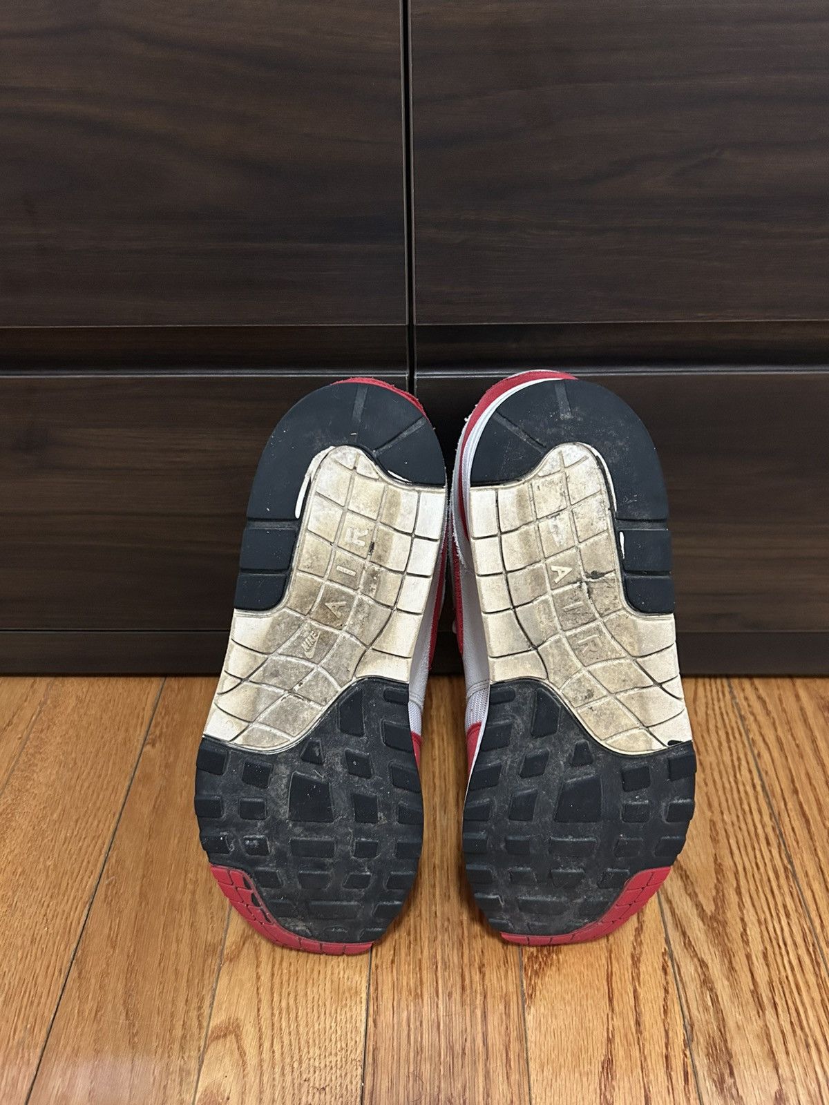 Nike Nike Air Max 1 Anniversary Red Size US 12 / EU 45 - 4 Thumbnail