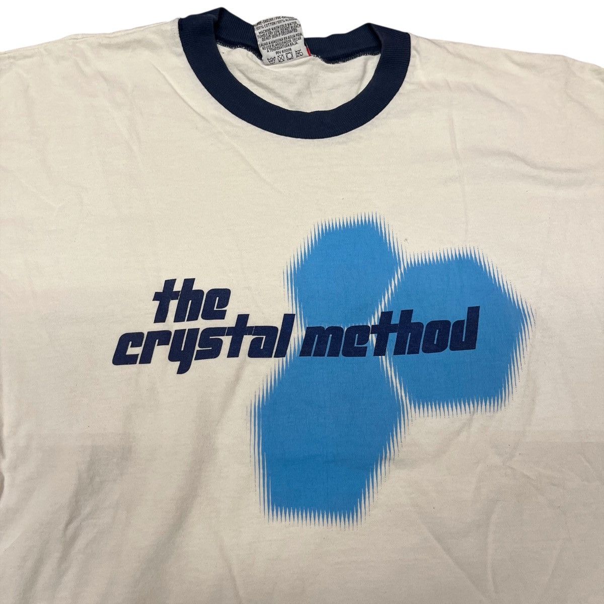 Band Tees VINTAGE The Crystal Method Ringer T Shirt 90s Size US XL / EU 56 / 4 - 2 Thumbnail