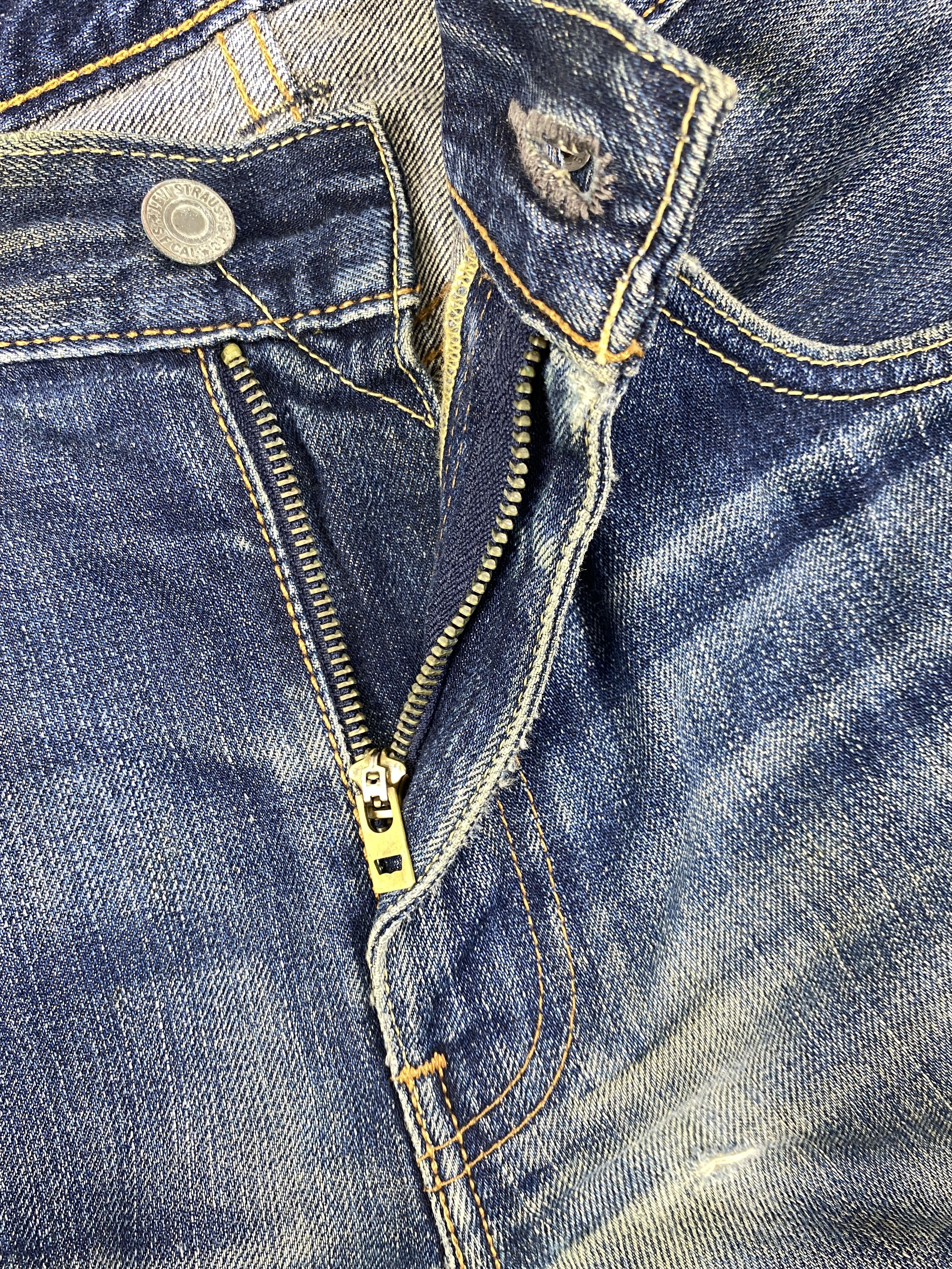 Japanese Brand Distressed Blue Levi's 502 Jeans 34x28.5 Denim -SJ157 Size US 34 / EU 50 - 6 Thumbnail