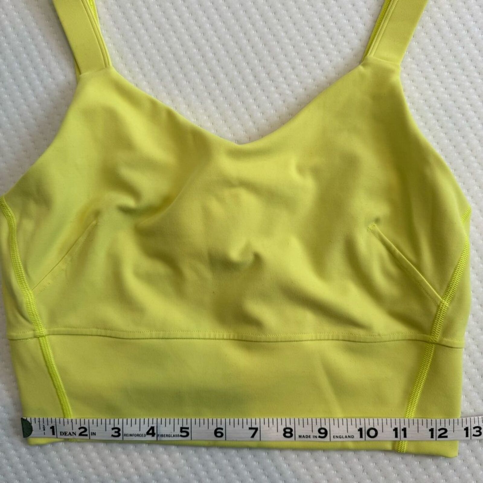 Lululemon Lululemon Wunder Train Tank Top Electric Lemon Sz 2 Size XS / US 0-2 / IT 36-38 - 7 Thumbnail