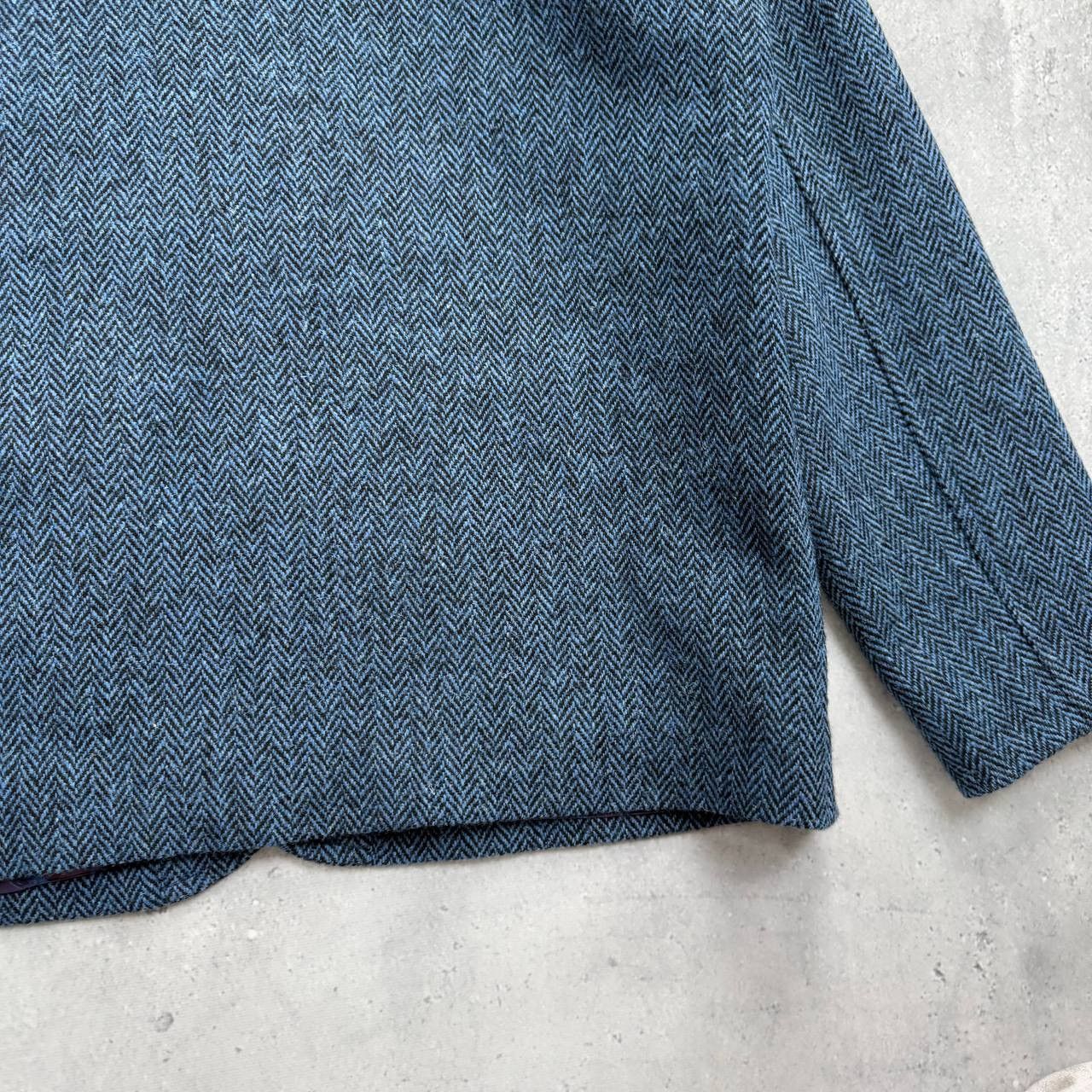 Harris Tweed Peter Christian Blue Harris Tweed Chore Jacket Size L Size US L / EU 52-54 / 3 - 22 Thumbnail