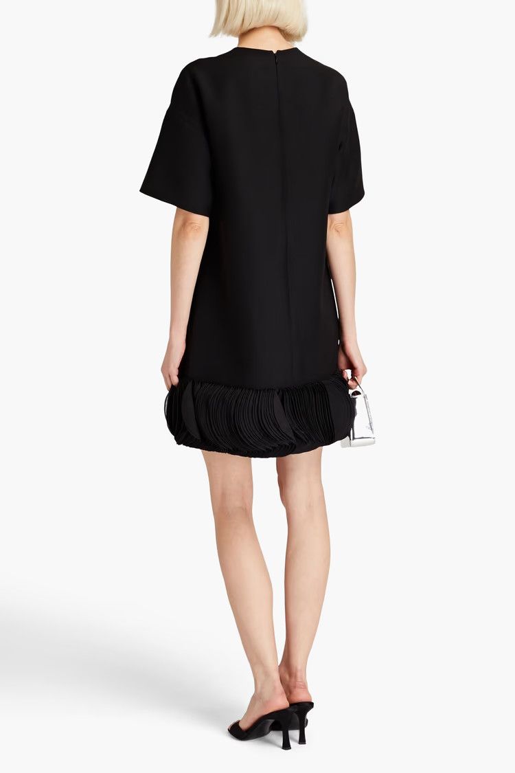 Valentino o1y0326 Mini Dress in Black Size XL / US 12-14 / IT 48-50 - 3 Thumbnail