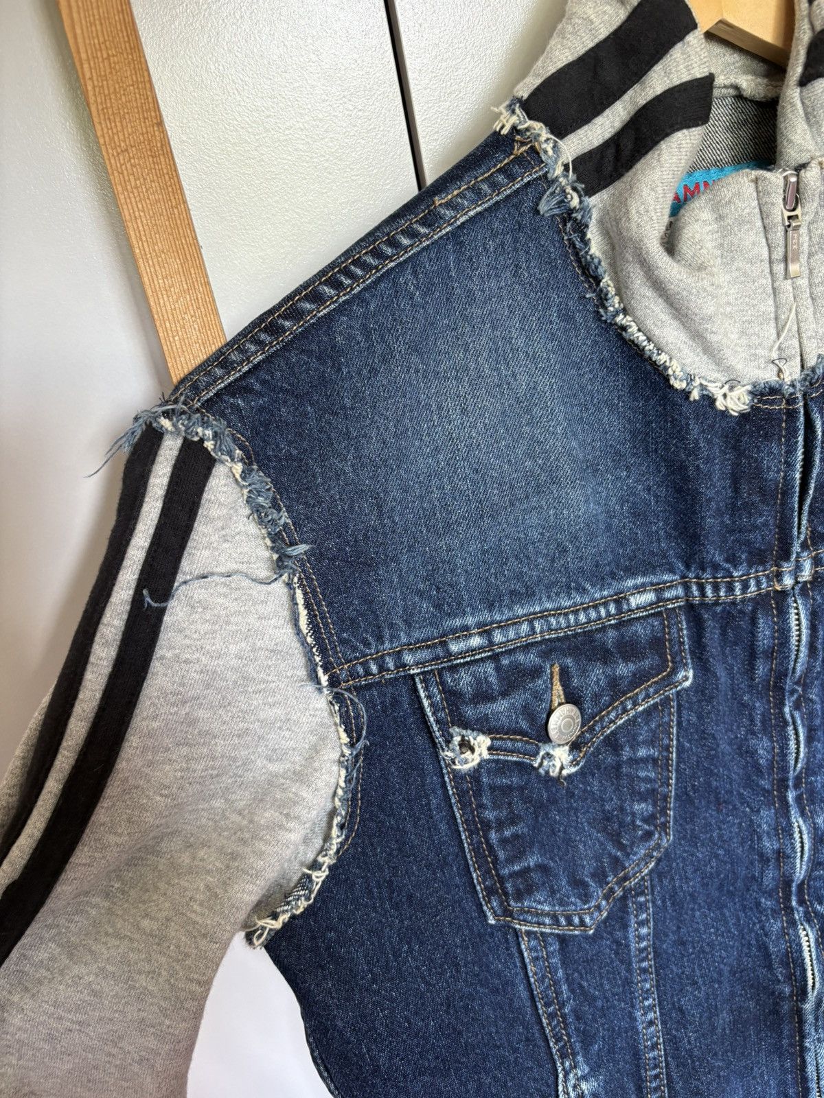 Designer Katharine hamnett london denim jacket Size US L / EU 52-54 / 3 - 10 Thumbnail