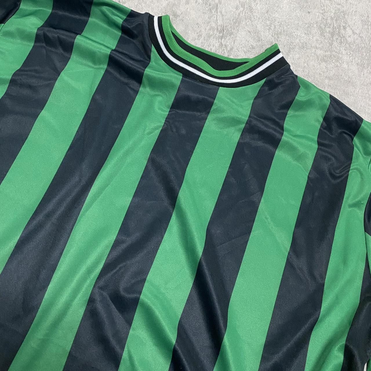 Other Green and black striped long sleeve shirtrap hip hop Size US L / EU 52-54 / 3 - 4 Thumbnail