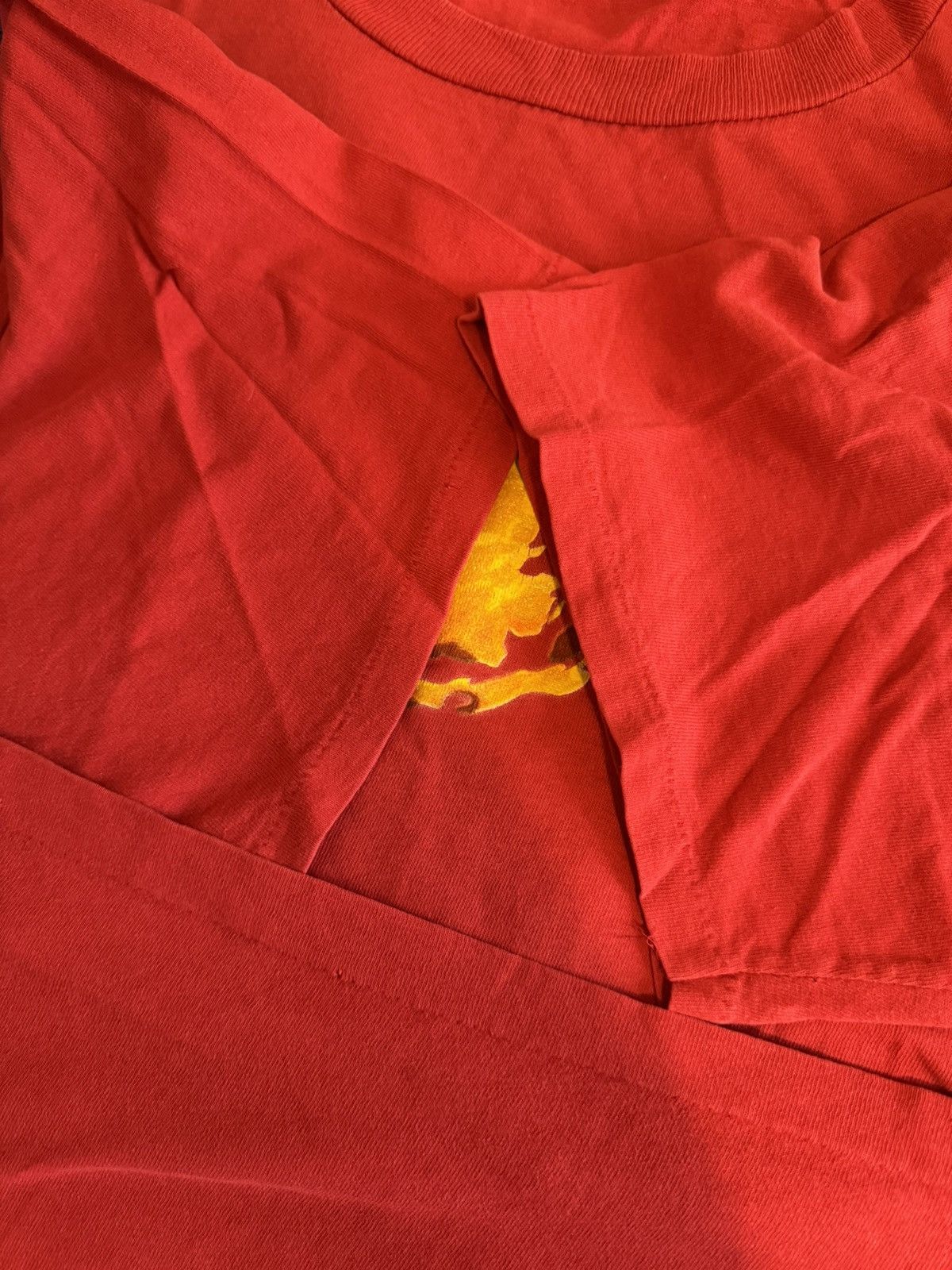 Changes Vintage 90s SINGLE STITCH HUMAN TORCH FROM FANTASTIC 4 movie Size US XL / EU 56 / 4 - 7 Thumbnail