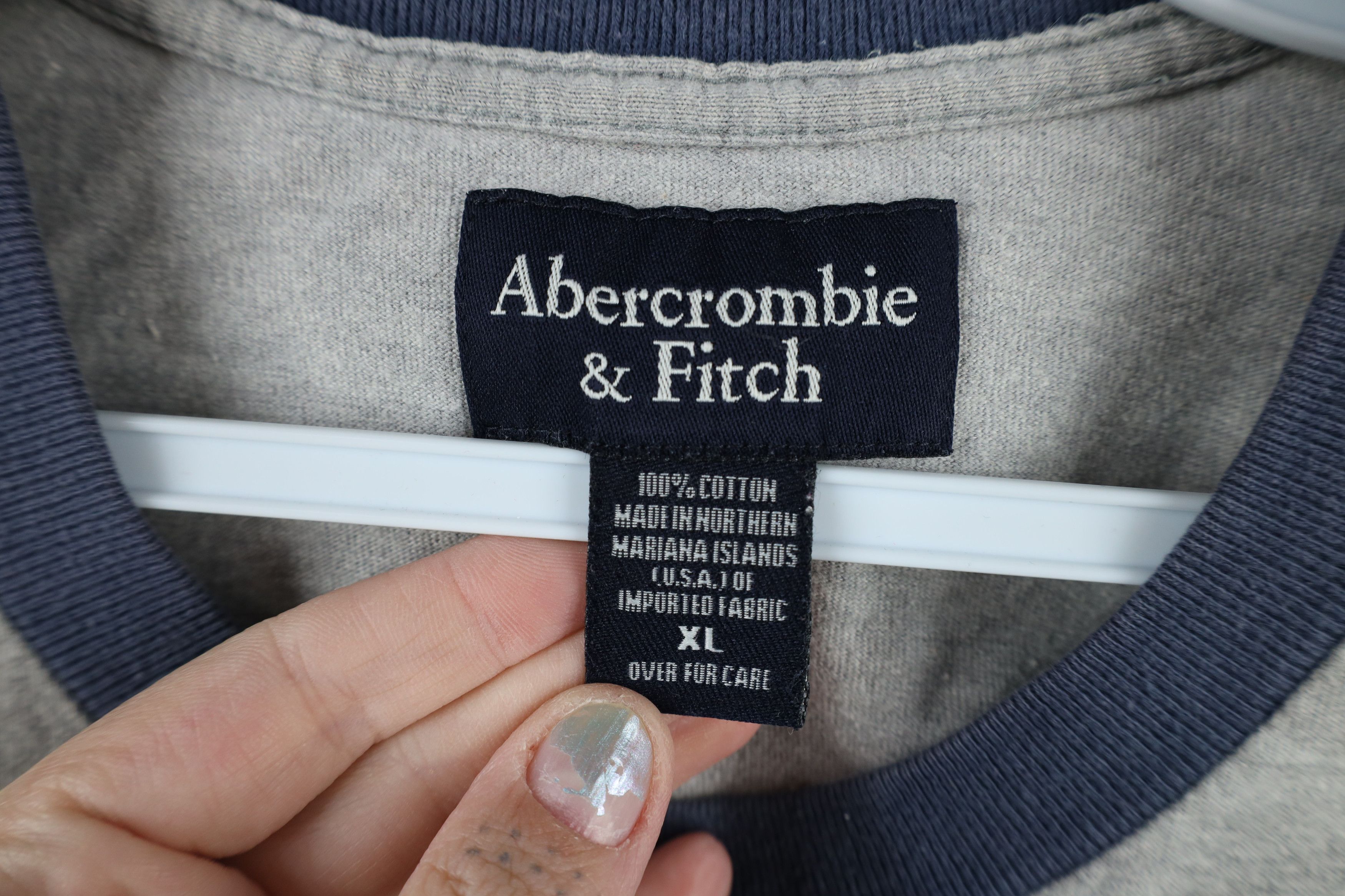 Abercrombie & Fitch × Vintage Vintage 90s Abercrombie & Fitch Short Sleeve T-Shirt USA Size US XL / EU 56 / 4 - 5 Thumbnail