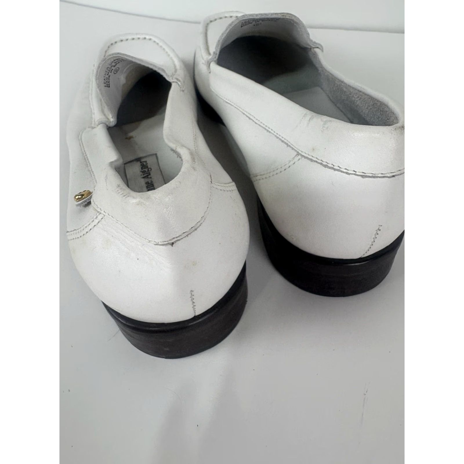 Etienne Aigner Etienne Aigner Eden White Leather Slip On Loafers Womens Size 8 M Casual Size US 8 / IT 38 - 3 Thumbnail