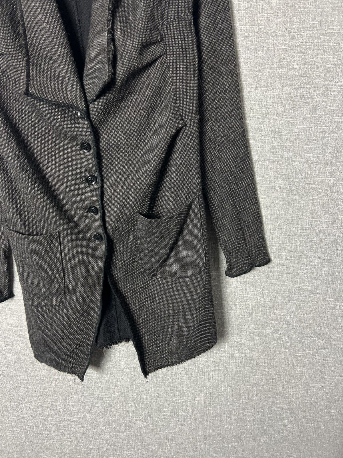 Transit Uomo Transit Par Such Long Button Cardigan Viscose & Wool Coat Size S / US 4 / IT 40 - 4 Thumbnail