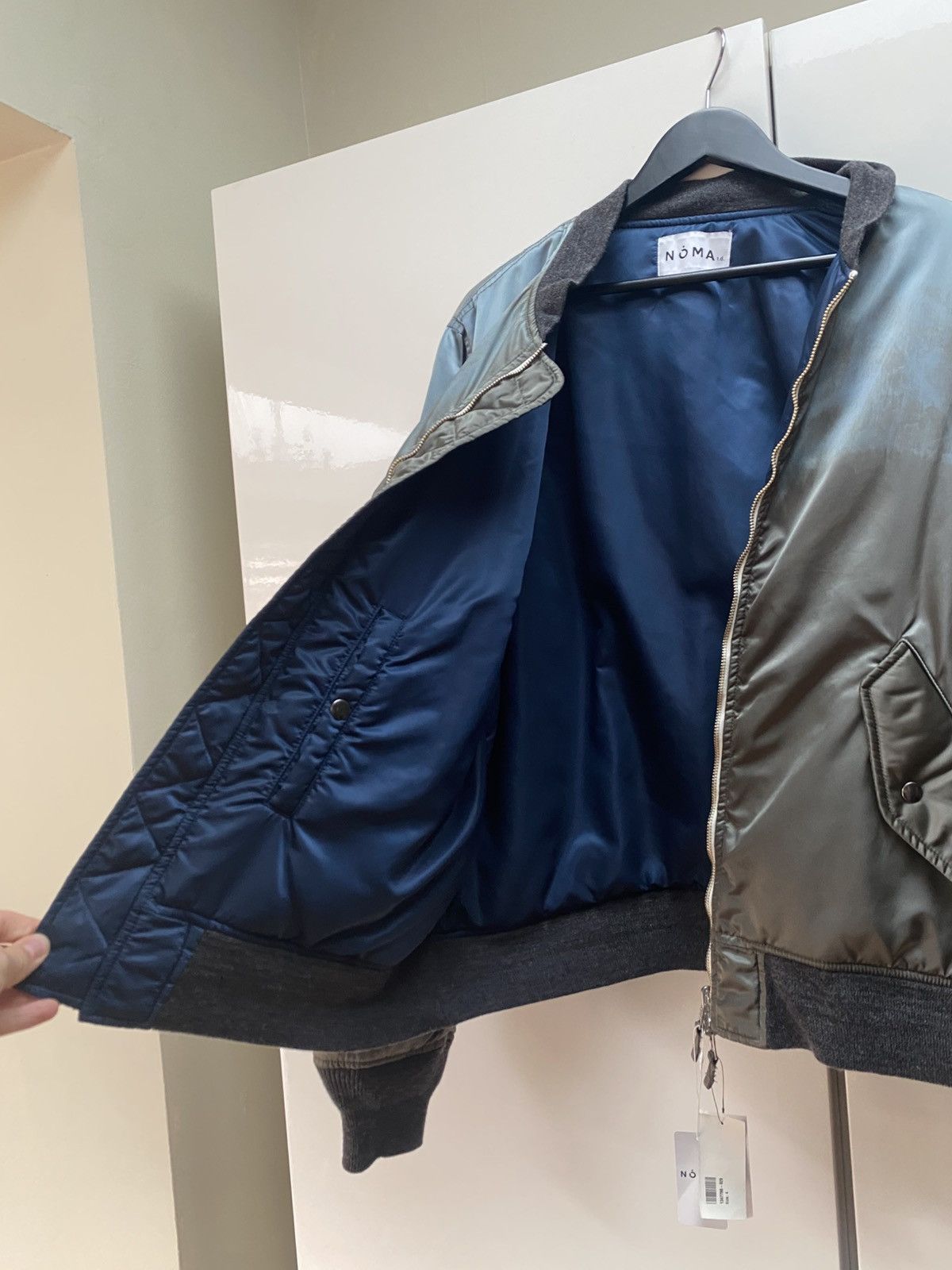 NOMA t.d Noma t.d. Hand dyed MA1 flight jacket Size US L / EU 52-54 / 3 - 11 Thumbnail