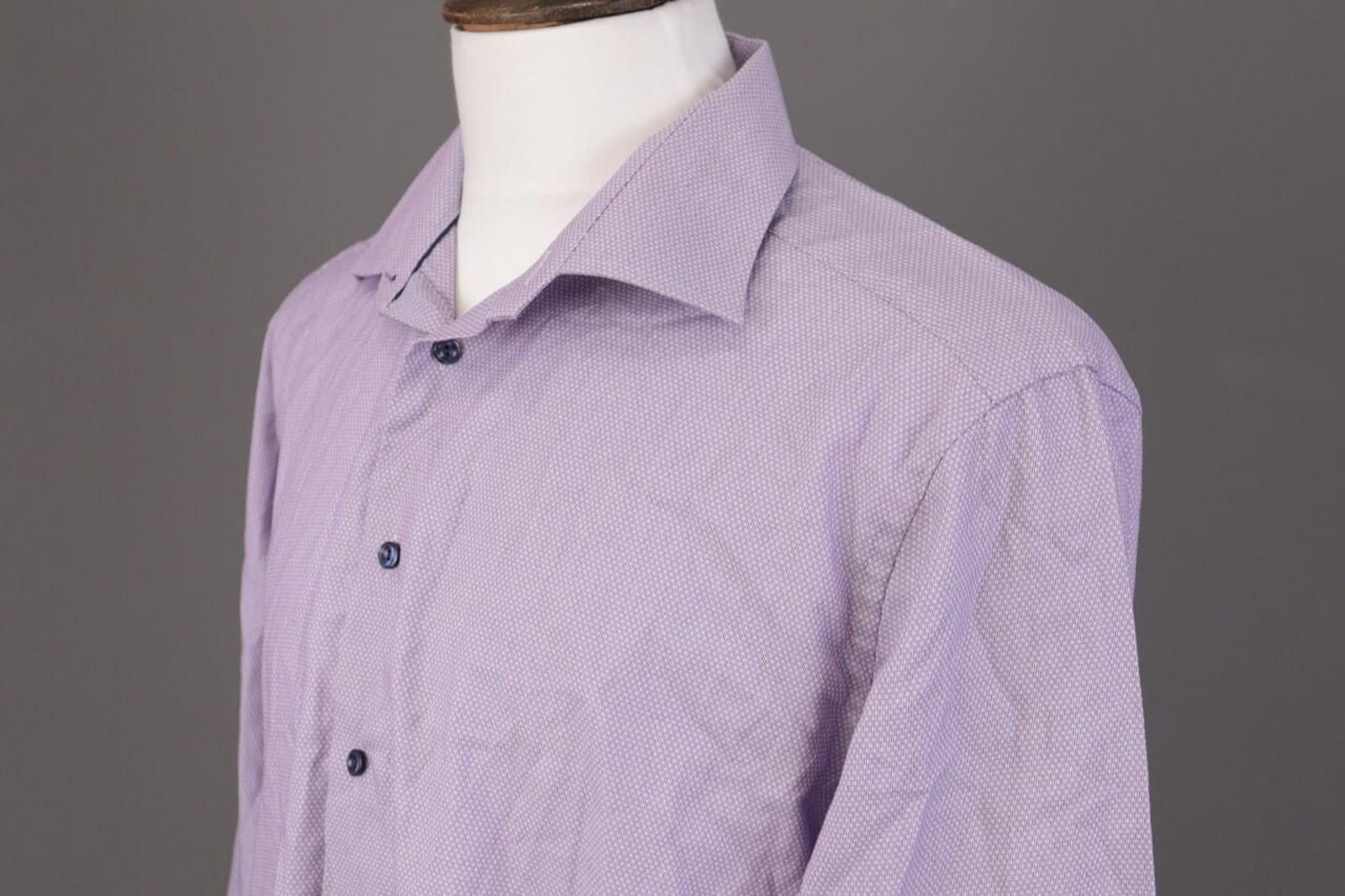 Eton Eton Contemporary Purple Oxford Shirt Size 45 / 17.75 / XXL Size US XXL / EU 58 / 5 - 7 Thumbnail