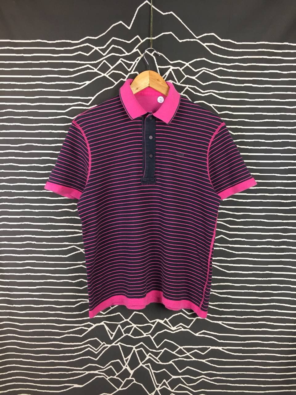 Lacoste Lacoste Reversible Pink And Stripes Polo Tee Size US M / EU 48-50 / 2 - 1 Thumbnail