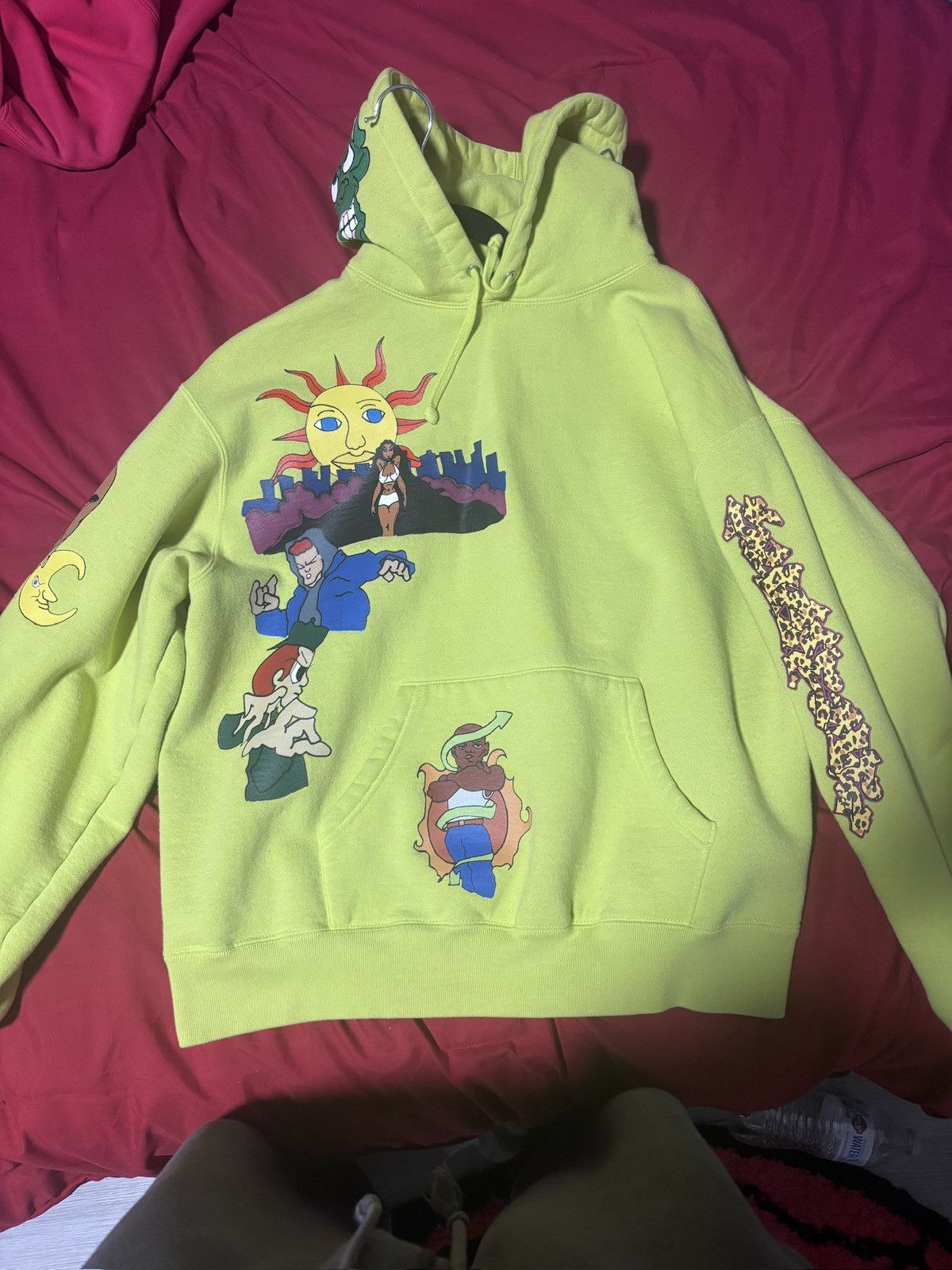 Supreme Sunrise hooded sweatshirt ‘acid green’