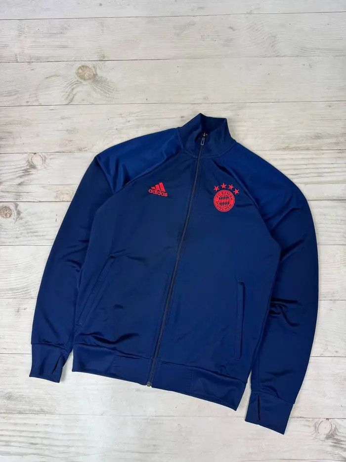 Adidas Adidas Bayern Munchen Track Top Jacket Football Soccer Size US M / EU 48-50 / 2 - 1 Thumbnail