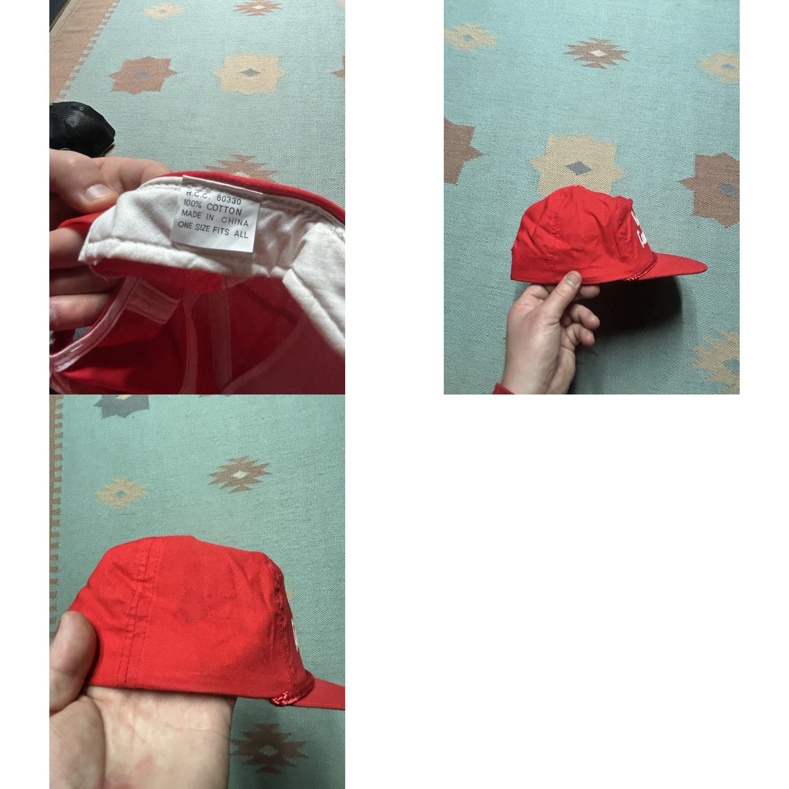 Vintage VINTAGE SnapBack Hat Cap Royal Canadian Whiskey Alcohol Drunk Red Adjustable Mens Cap Size ONE SIZE - 8 Thumbnail