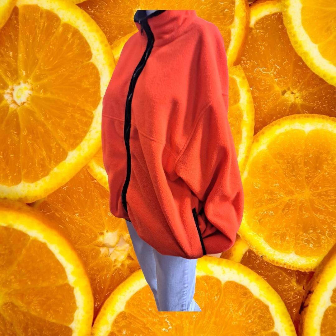 Other Woolrich Classic Orange Fleece Full Zip Jacket Made in USA S Size US M / EU 48-50 / 2 - 2 Thumbnail