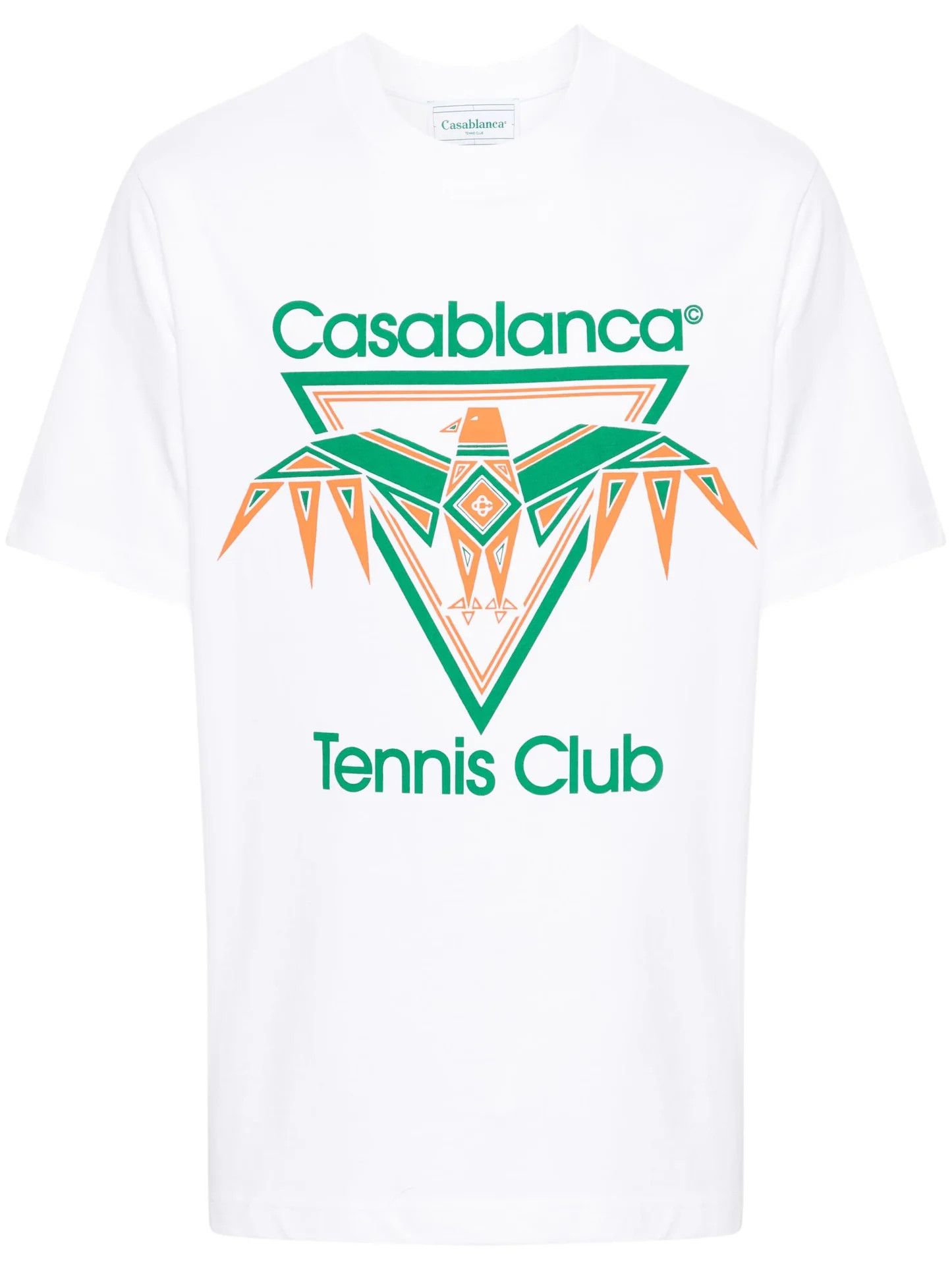 Casablanca o1mle0326 Printed T-Shirt Playful Eagle in White Size US S / EU 44-46 / 1 - 1 Thumbnail