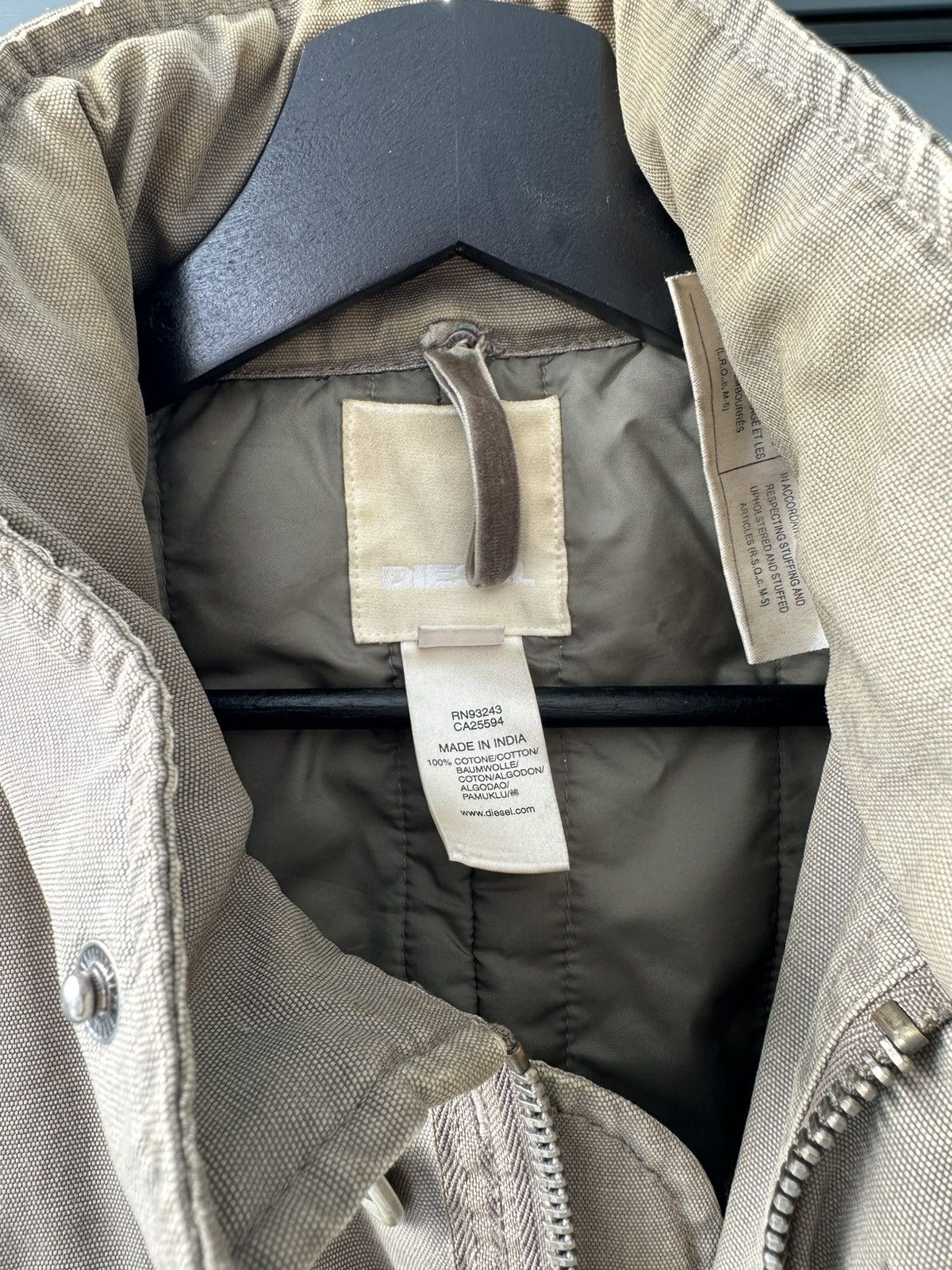 Diesel DIESEL MILITARY JACKET MEN M Size US M / EU 48-50 / 2 - 2 Thumbnail