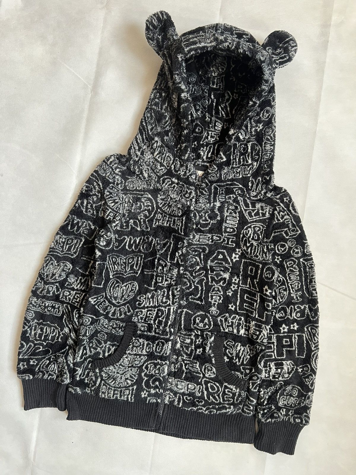 Japanese Brand Repipi Armario Full Print Inspired By Ne Net Fleece Hoodie Size US M / EU 48-50 / 2 - 4 Thumbnail