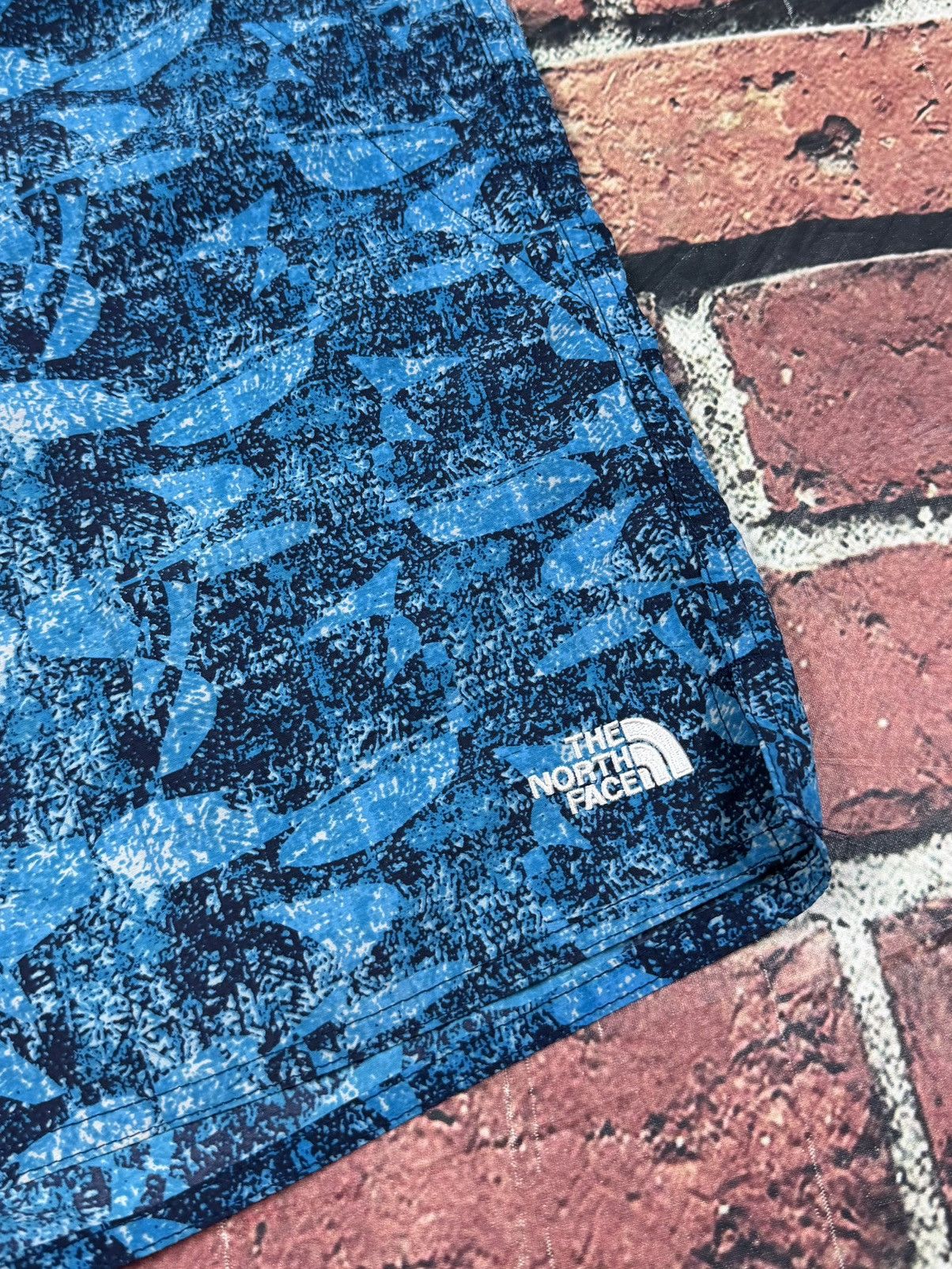 The North Face The North Face Class V Shorts Printed Nylon Belted Baggies Size US 35 - 11 Thumbnail