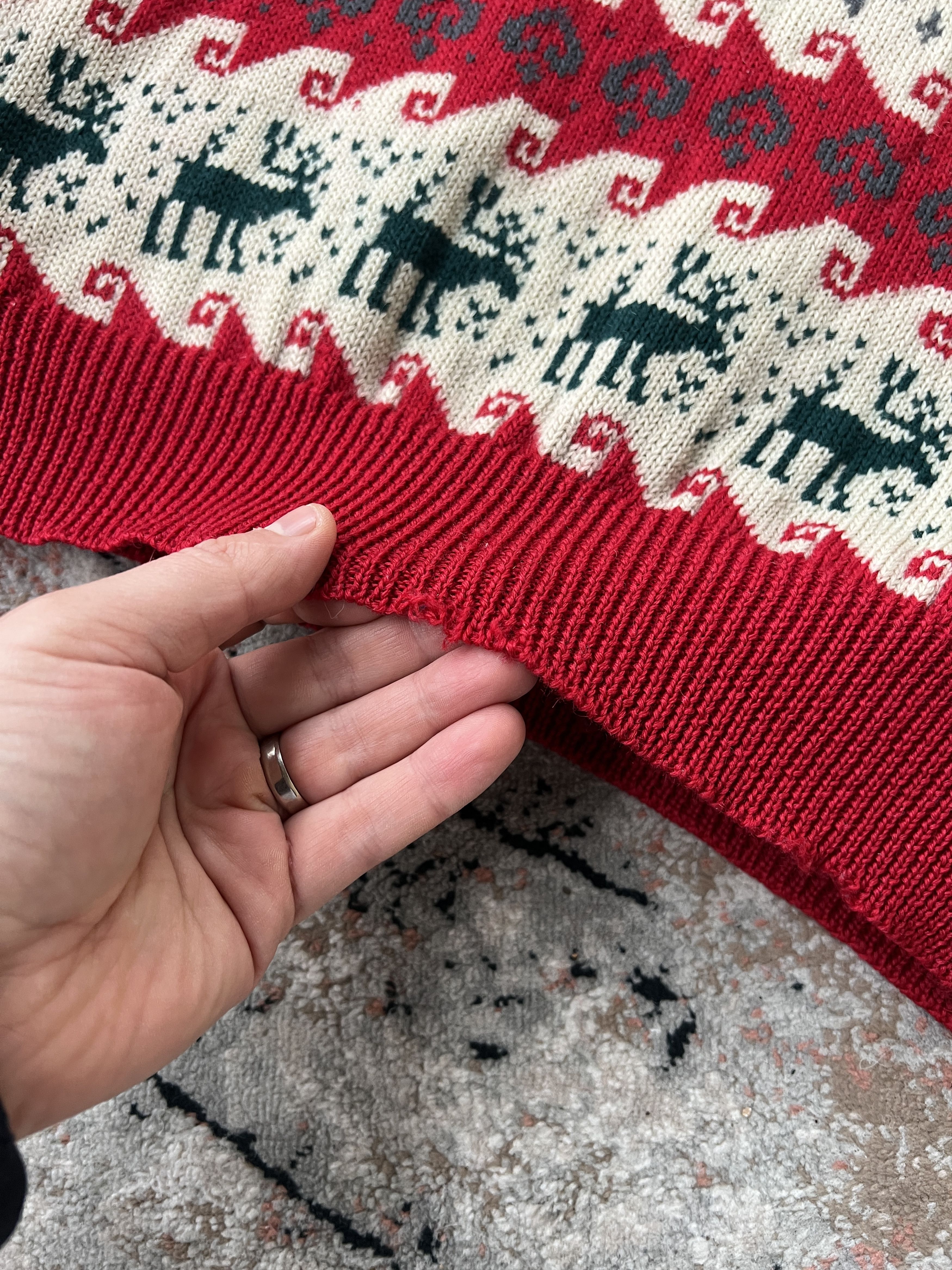 Vintage Mountain Design. Norway Sweater Size US L / EU 52-54 / 3 - 6 Thumbnail