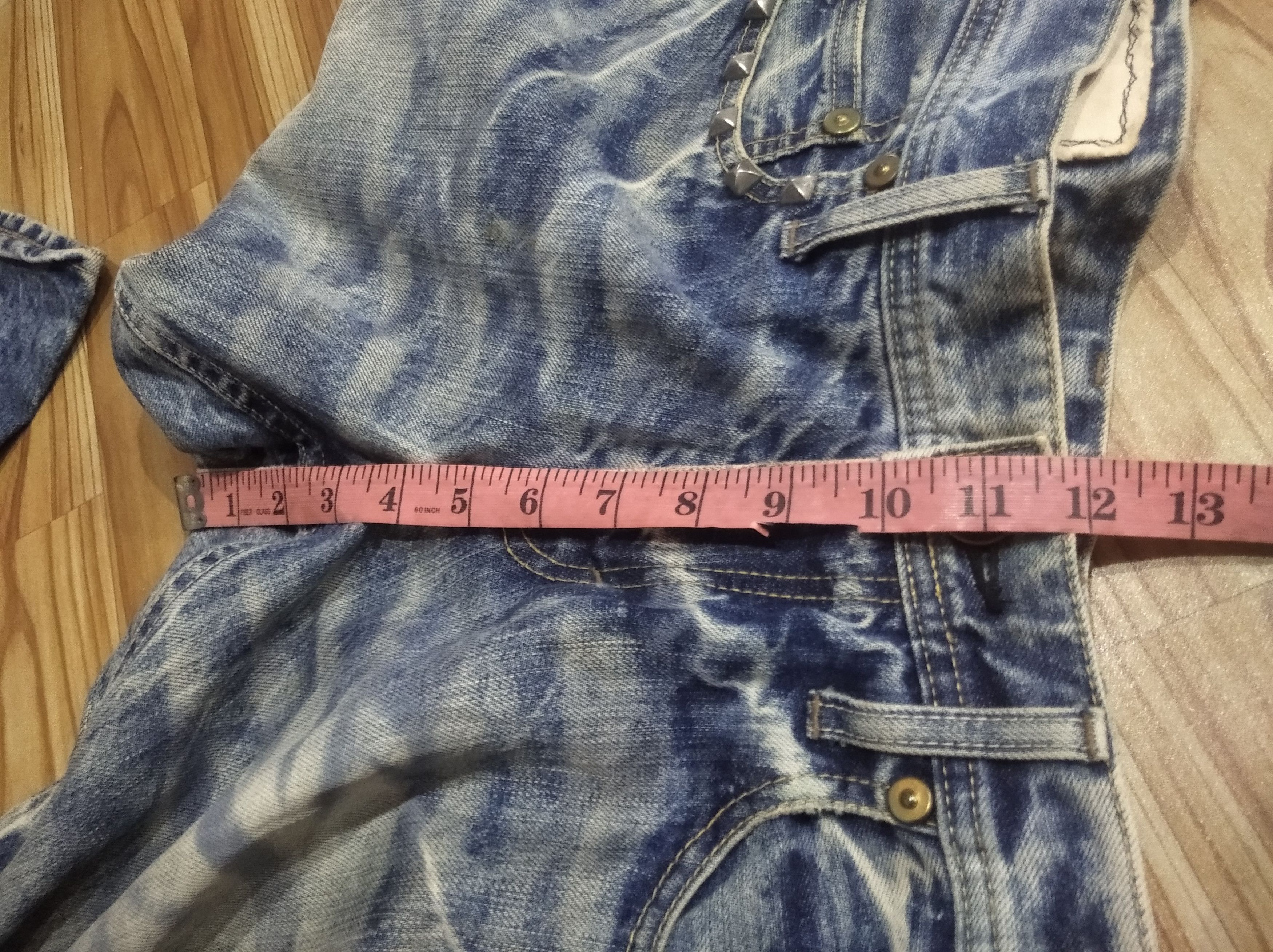 Hysteric Glamour × Japanese Brand Vintage Japanese Brand Blue Way Distressed Flare Jeans Size US 30 / EU 46 - 8 Thumbnail