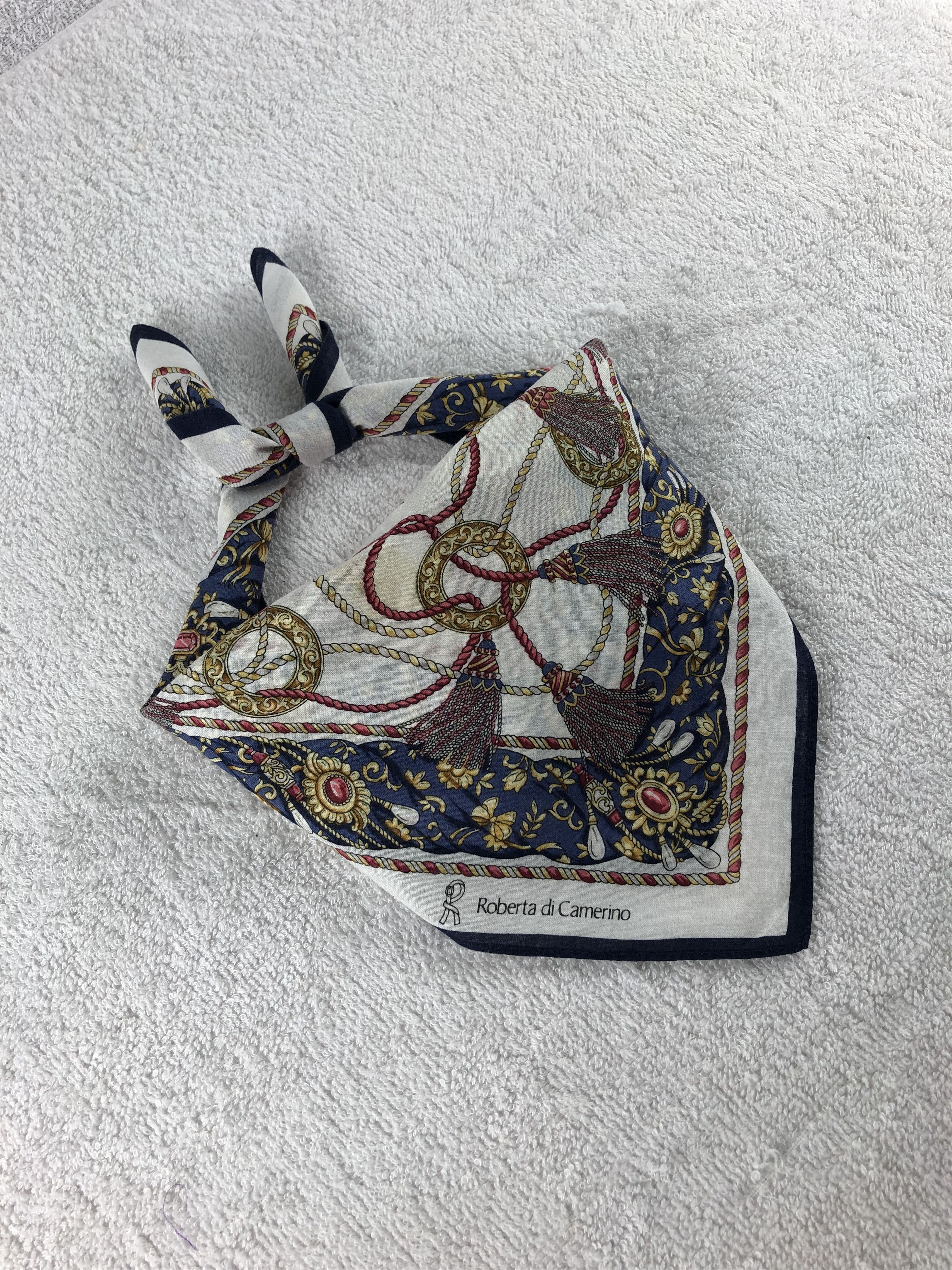 Roberta di Camerino × Vintage Roberta Di Camerino Handkerchief / Bandana / Neckerchief Size ONE SIZE - 1 Thumbnail