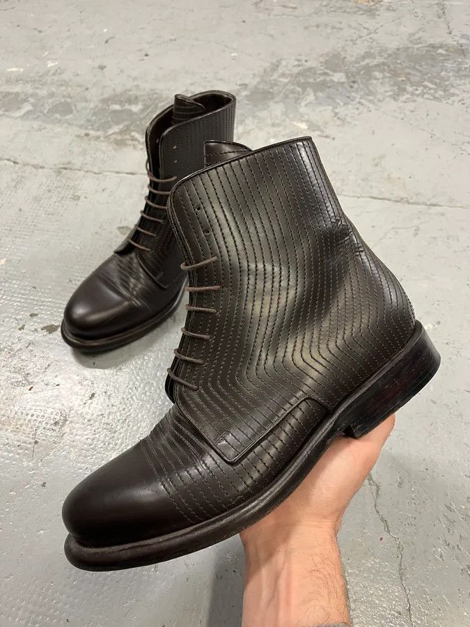 Dirk Bikkembergs Dirk Bikkembergs Brown Leather Lined Ankle Boots Size US 8.5 / EU 41-42 - 1 Thumbnail