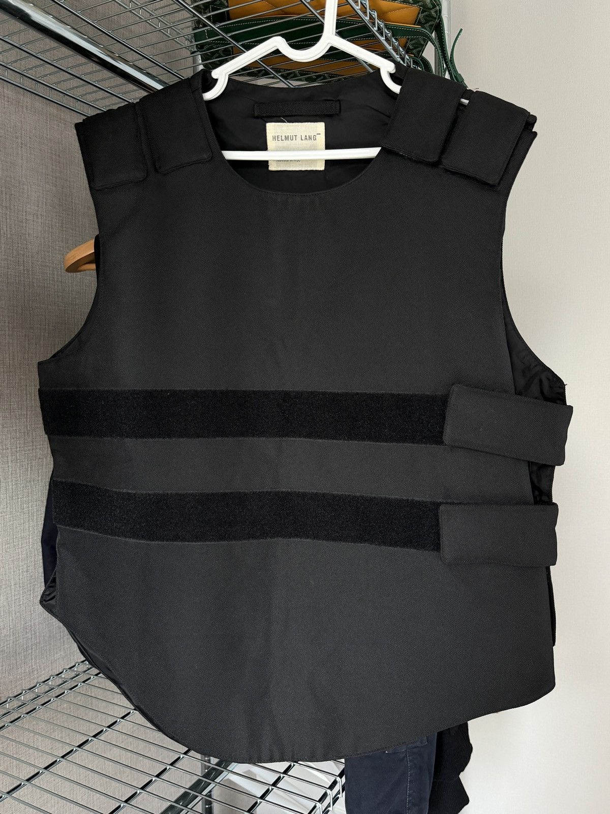 Helmut Lang × Vintage Helmut Lang 1997 backstage Union Jack tank