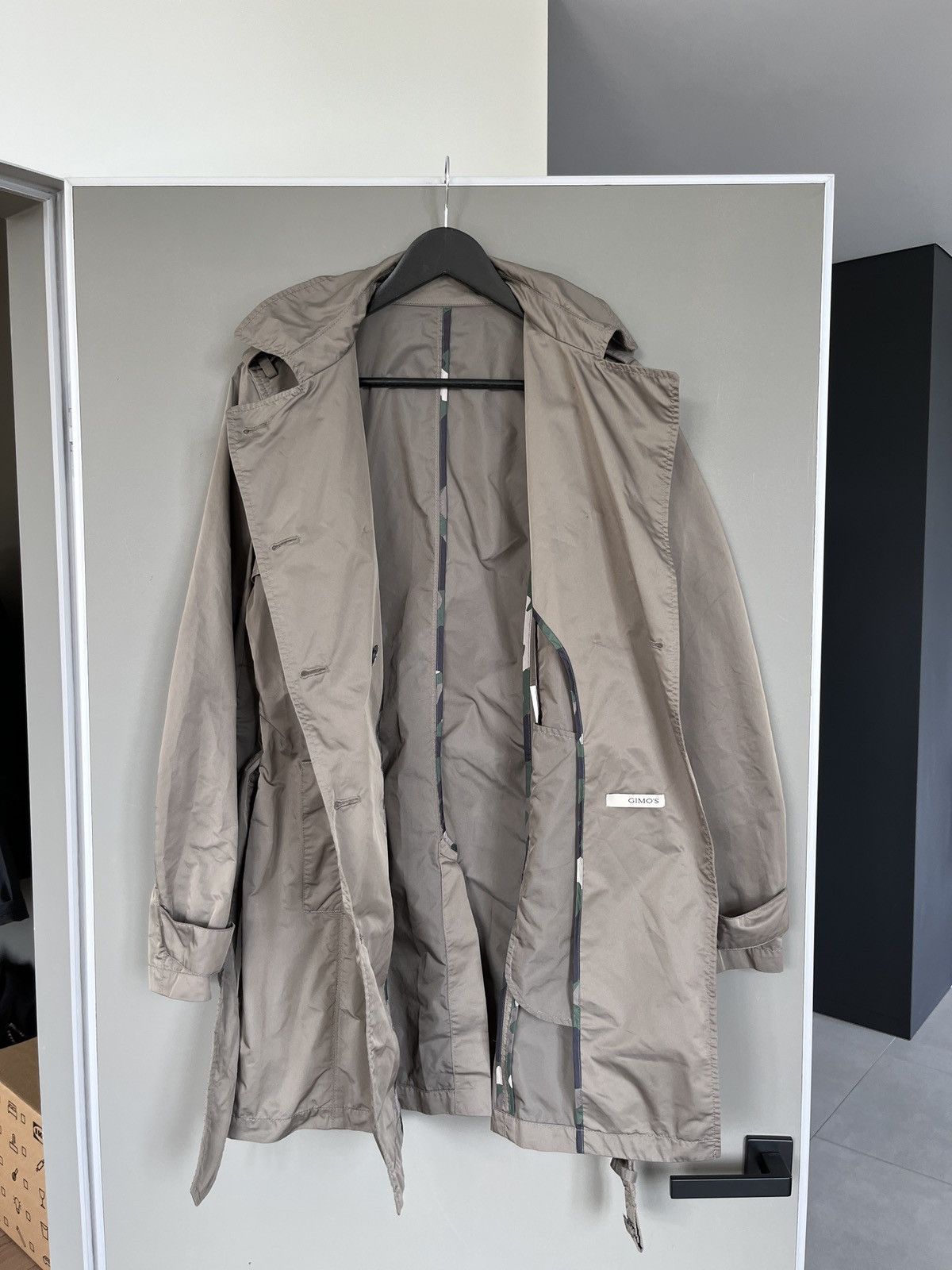 Gimo's Gimos Nylon Trench Coat Size L / US 10 / IT 46 - 8 Thumbnail
