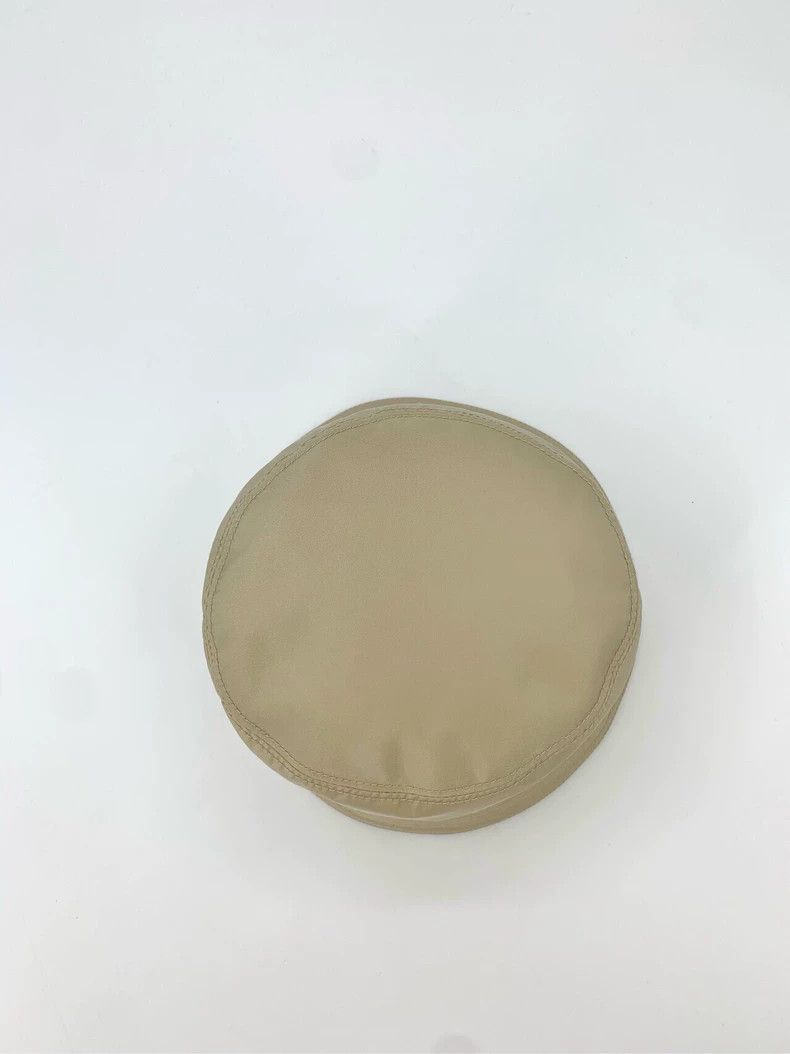 Prada Prada Size M Logo triangle logo beige fisherman hat sunshad Size ONE SIZE - 5 Thumbnail