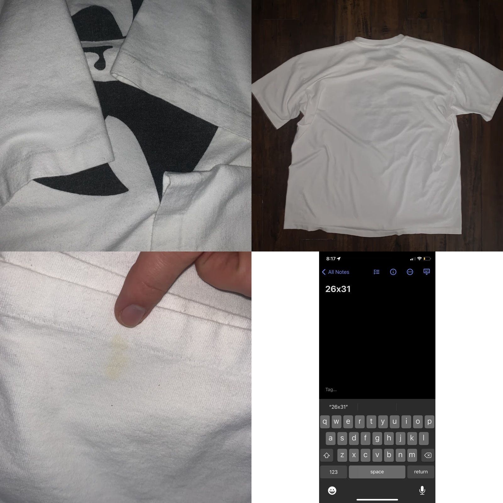 Anvil VINTAGE Wu Tang Clan T-Shirt 90s White Crew Neck Short Sleeve Graphic Tee Men 3XL Wu Wear ODB 36 Chambers USA Rap Size US XXL / EU 58 / 5 - 8 Thumbnail