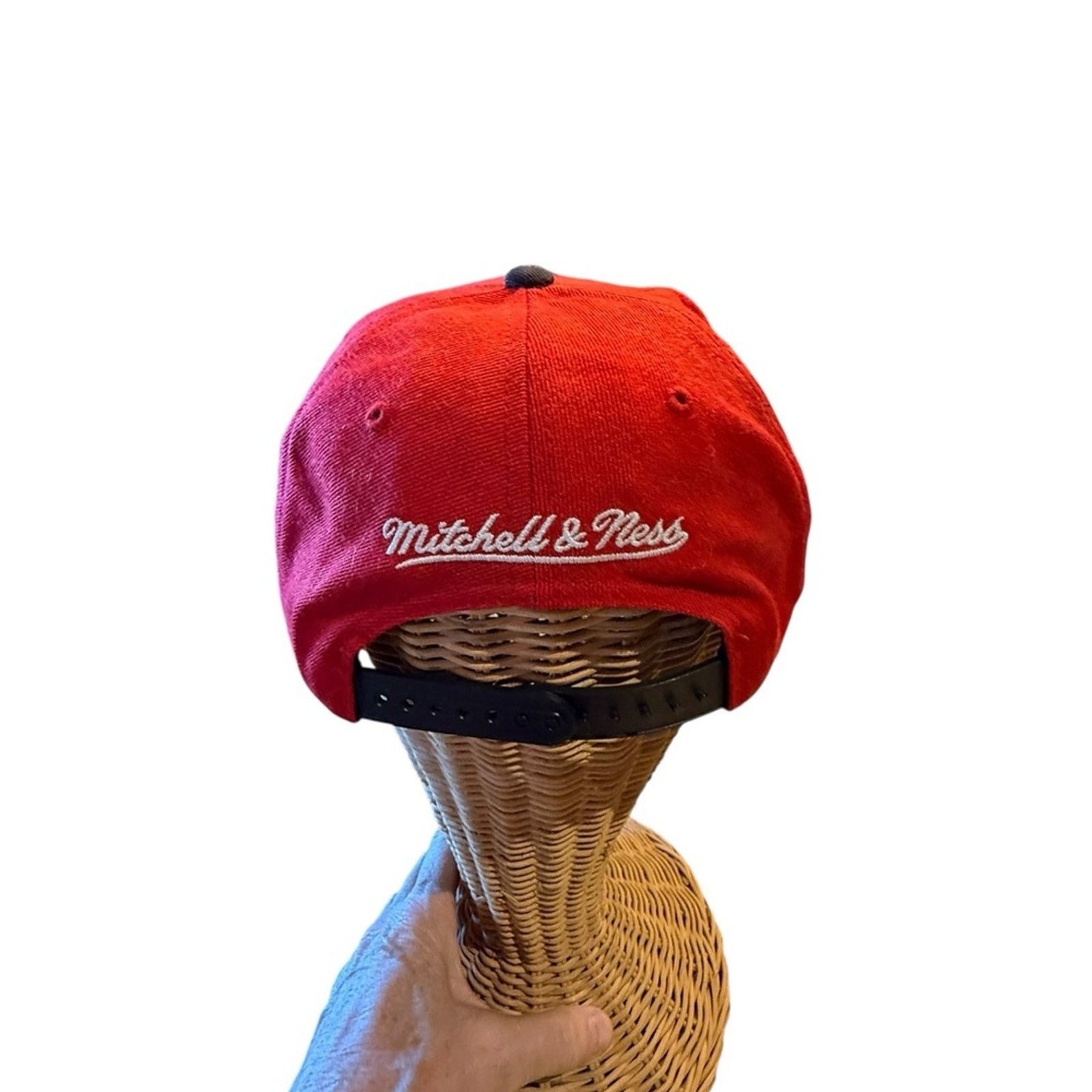 Mitchell & Ness NBA Chicago Bulls Red/Black Flat Bill Cap/Hat Mitchell &Ness Size ONE SIZE - 4 Thumbnail