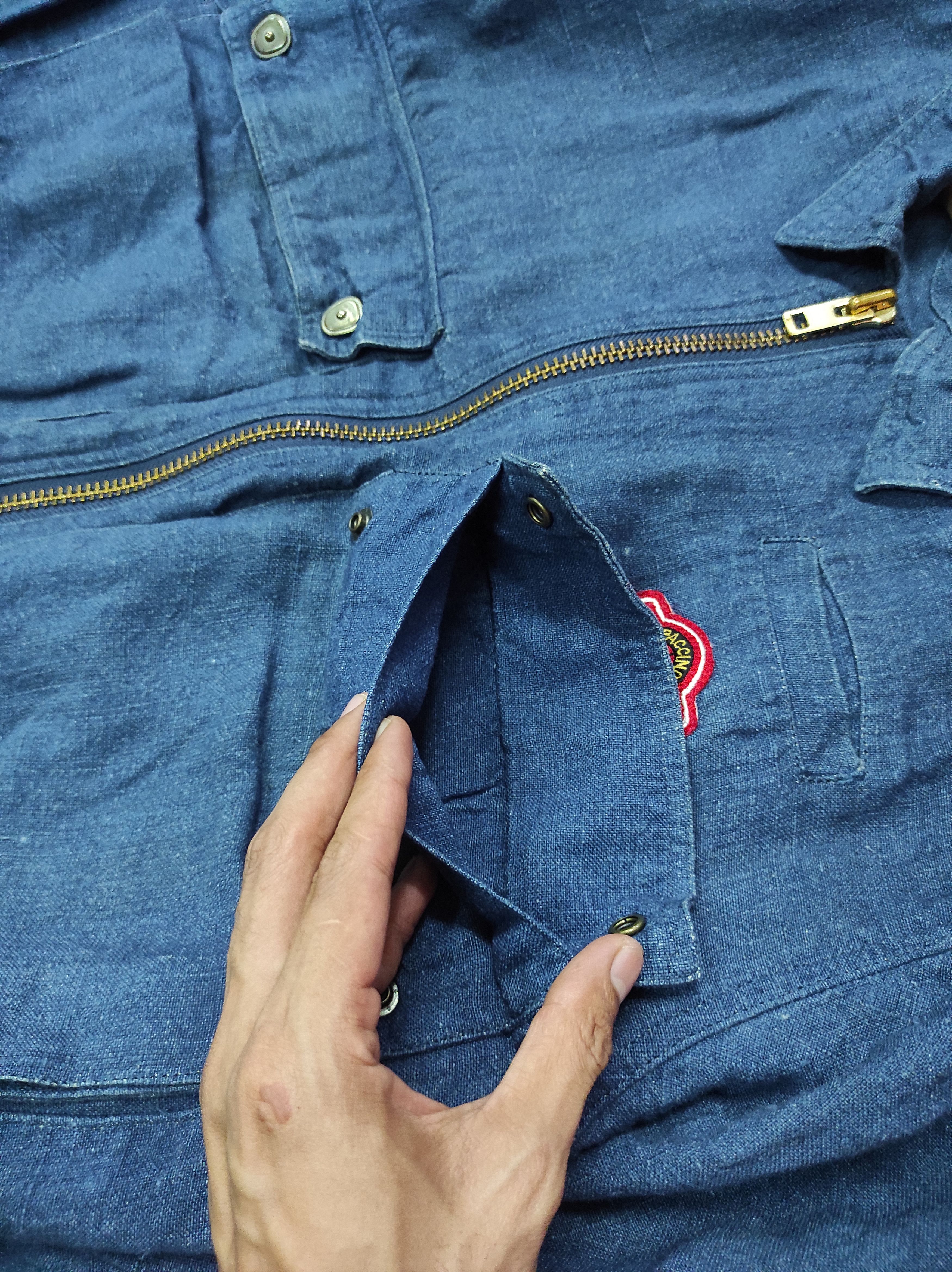 Japanese Brand VINTAGE PACCINO DENIM BOMBER JACKET Size US L / EU 52-54 / 3 - 8 Thumbnail