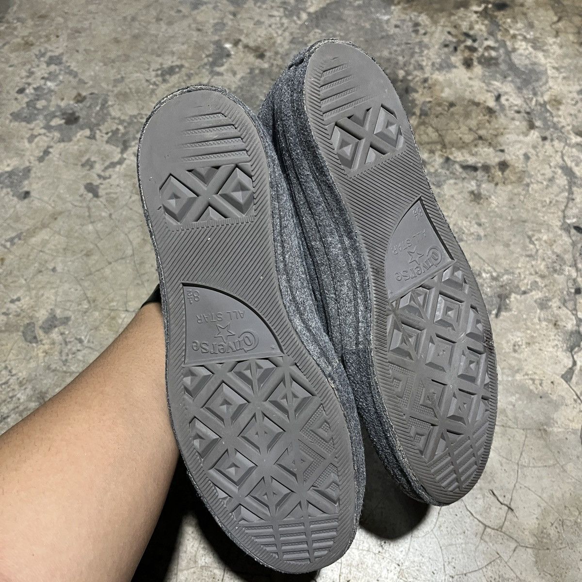 Converse × JW Anderson Converse JW Anderson Felt Grey Size US 8.5 / EU 41-42 - 8 Thumbnail
