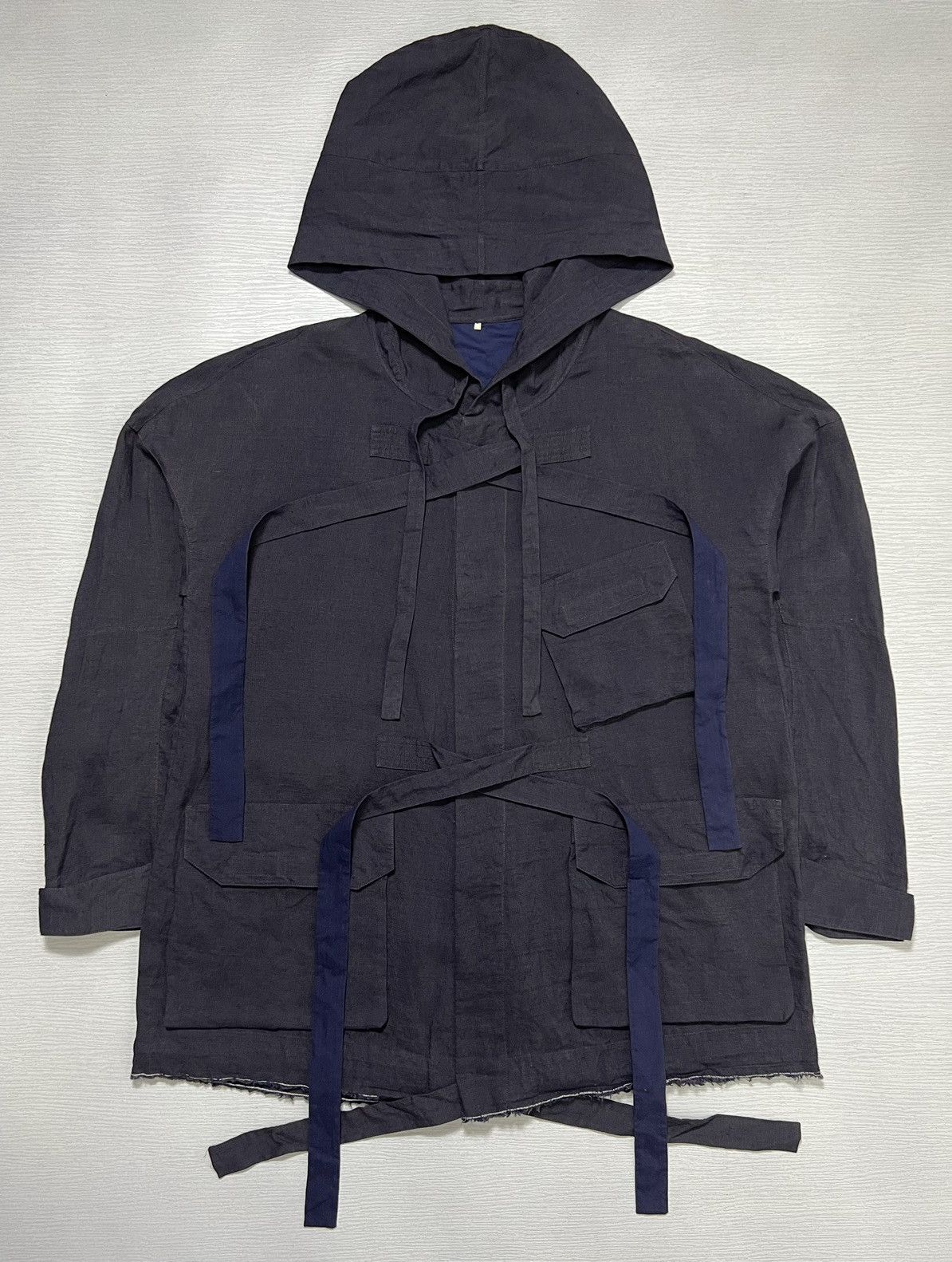 Ziggy Chen Ziggy Chen - S/S 17’ - Button Up Bondage Cotton/Linen Parka Size US S / EU 44-46 / 1 - 2 Thumbnail