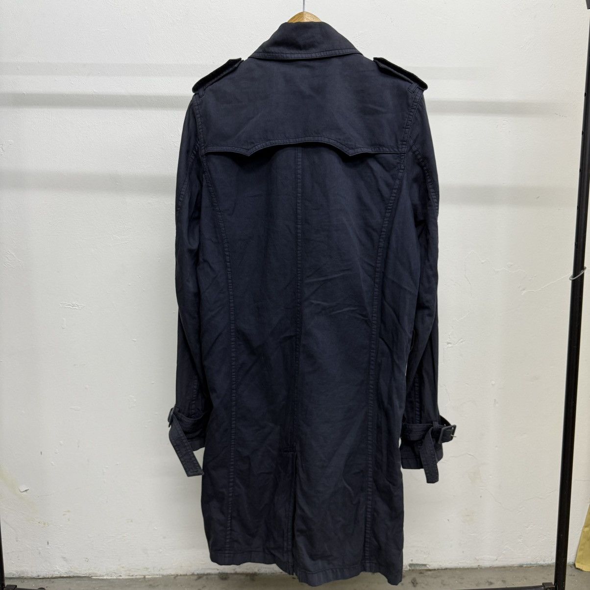 Issey Miyake Sunao Kuwahara Asymmetrical Button Double Breast Long Coat Size US M / EU 48-50 / 2 - 9 Thumbnail