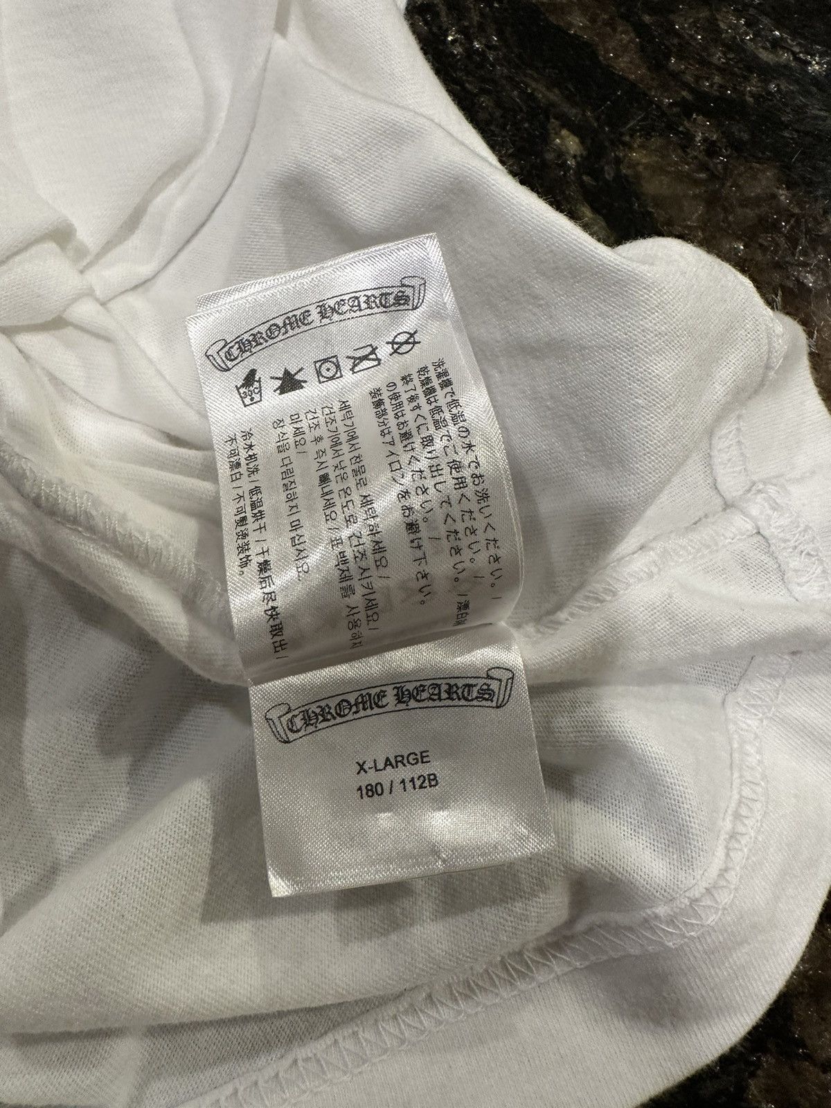 Chrome Hearts Chrome Hearts White / Yellow Script Hollywood T-Shirt Size US XL / EU 56 / 4 - 13 Thumbnail