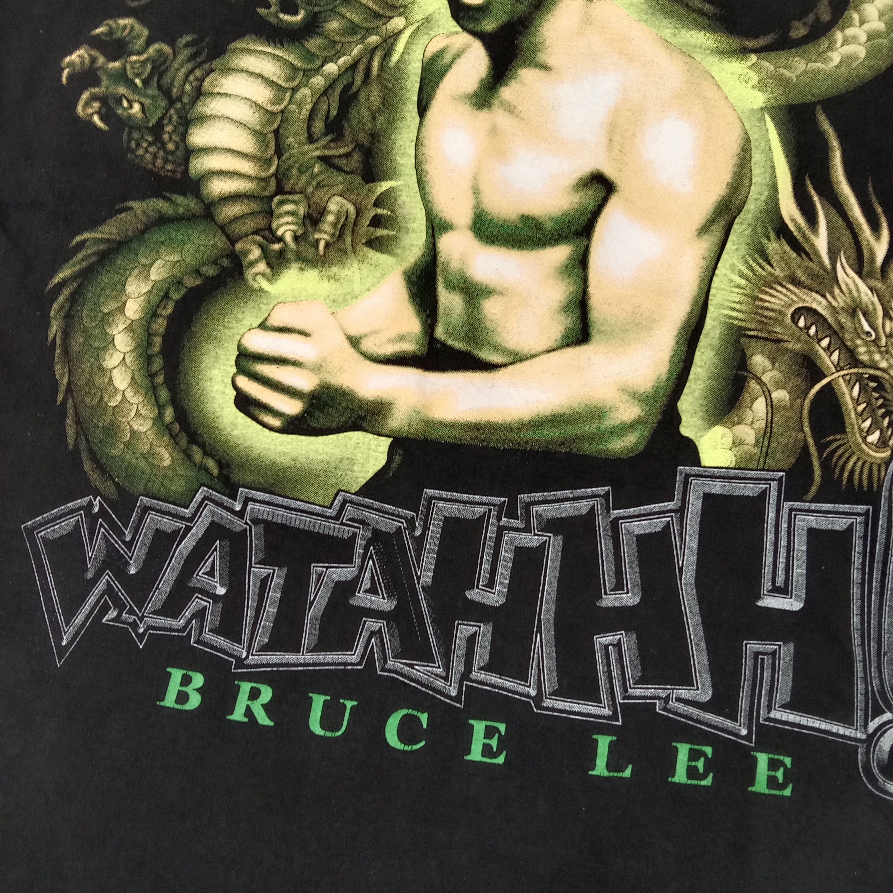 Vintage Bruce Lee American Artist Movie Graphic Tshirt Size US M / EU 48-50 / 2 - 3 Thumbnail