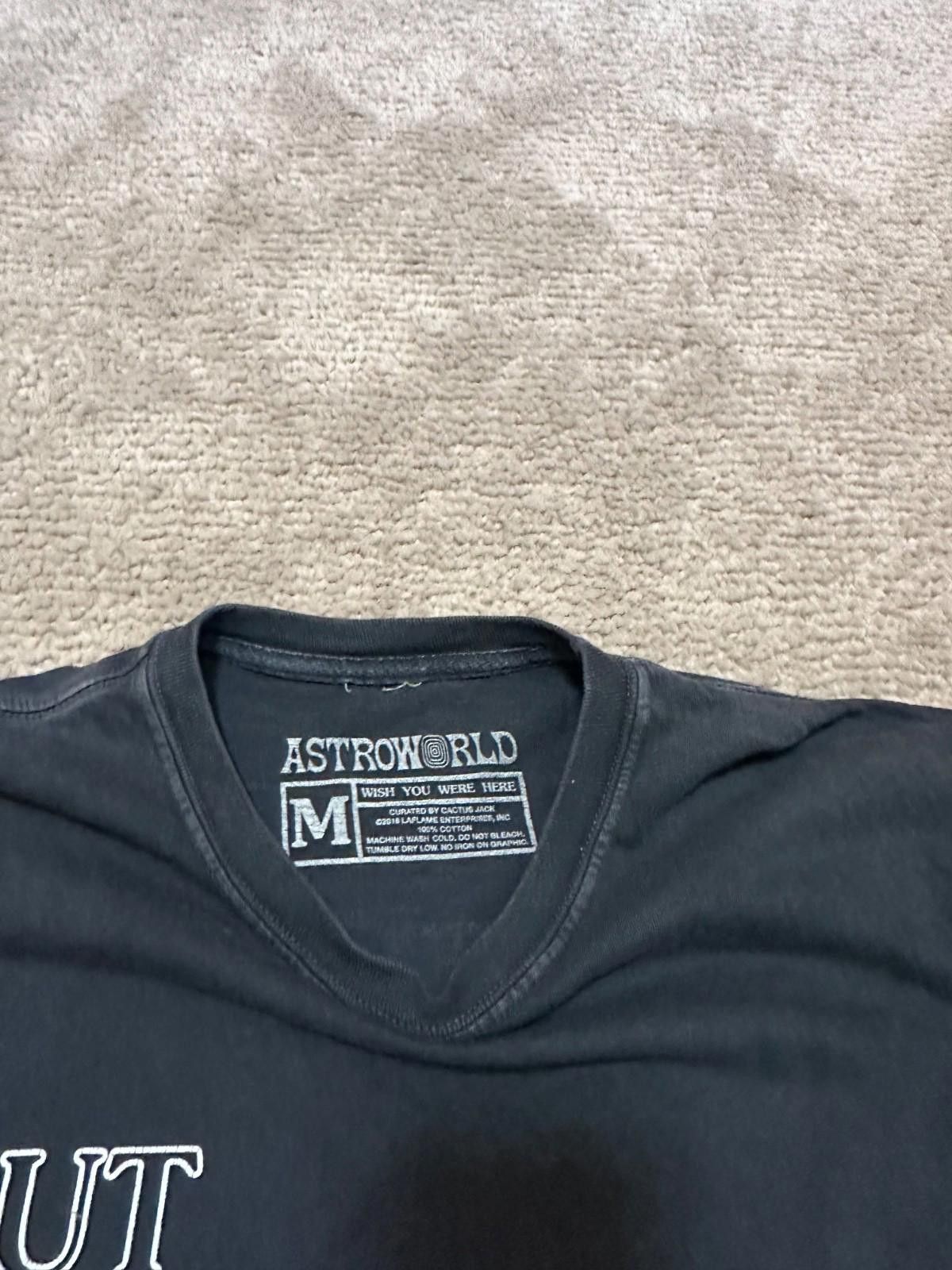 Designer Travis Scott Astroworld Happy Face Tee Size US M / EU 48-50 / 2 - 4 Thumbnail