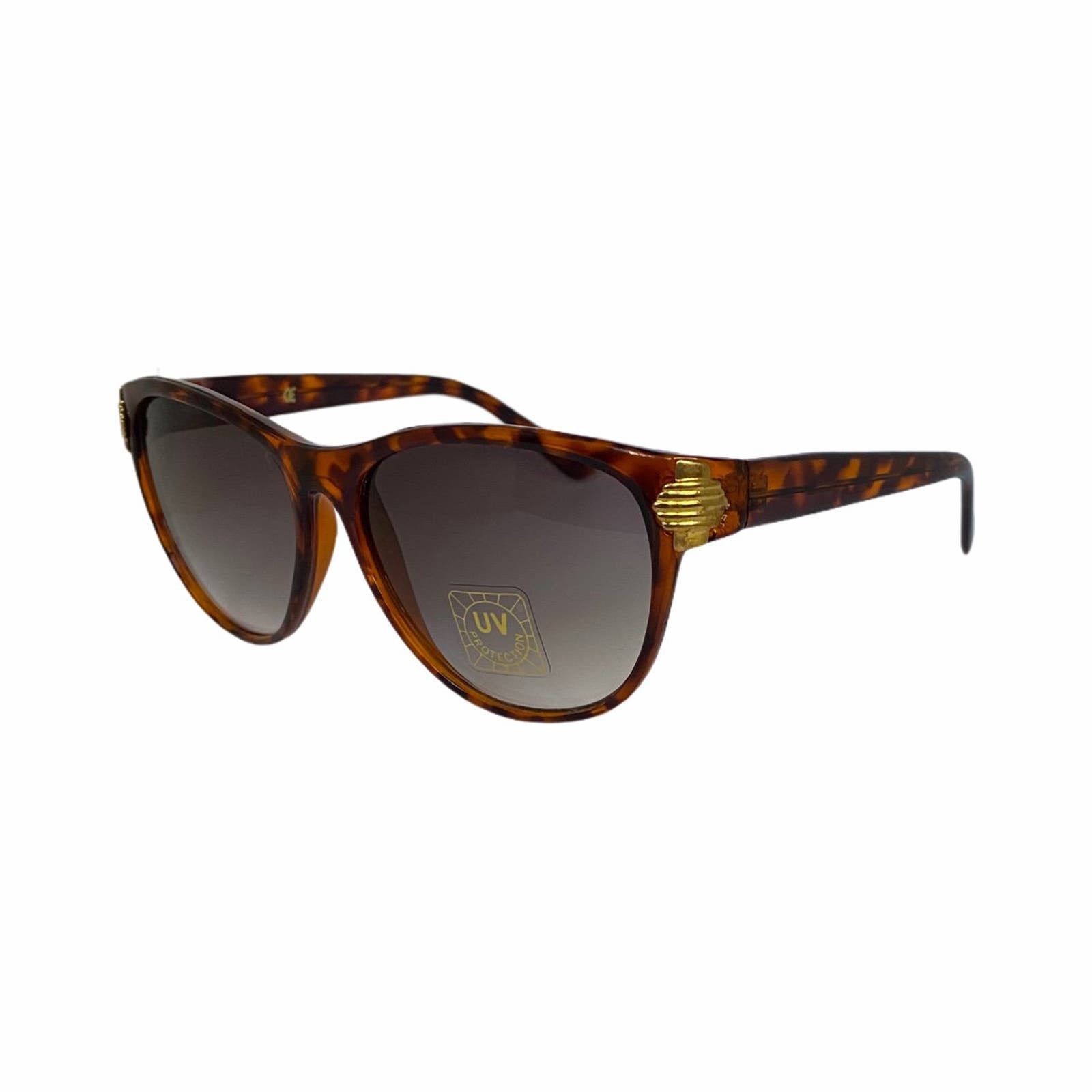 Vintage 90s vintage tortoise shell sunglasses - brand new deadstock Size ONE SIZE - 2 Thumbnail