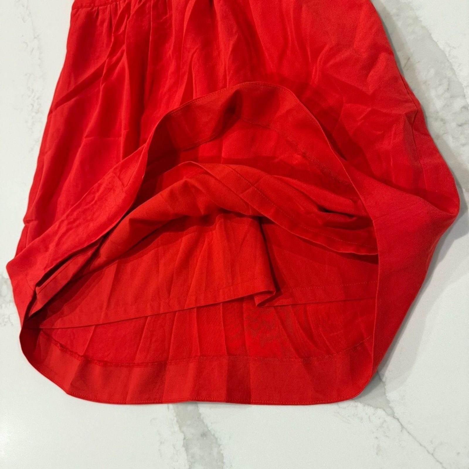 Madewell Madewell Silk Starview Cami Mini Dress Women’s Size 00 Red Size XXS / US 00 / IT 34 - 4 Thumbnail