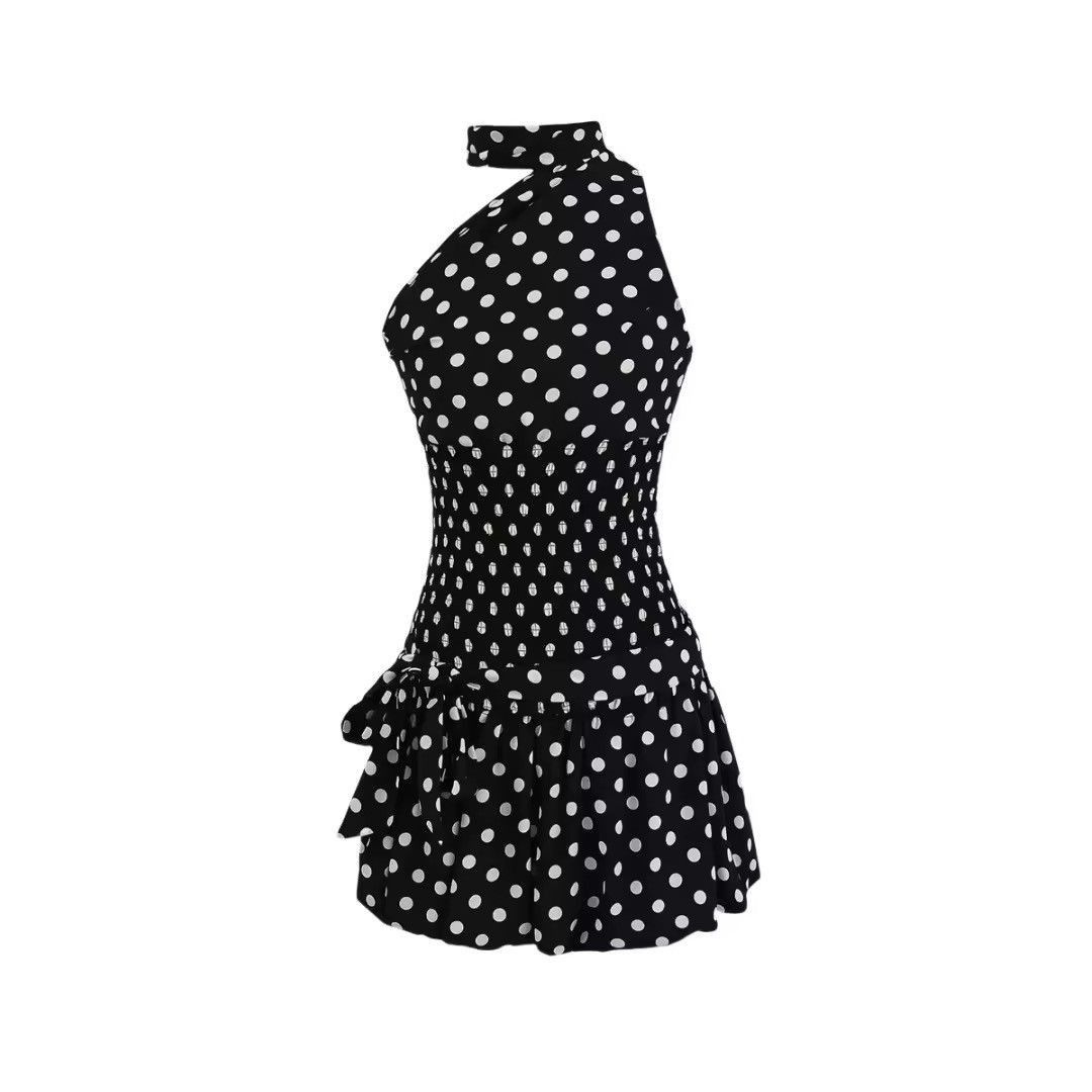 Other Retro Y2K Ruffle Vintage Polka Dot Two Piece Set Top Skirt Size S / US 4 / IT 40 - 12 Thumbnail