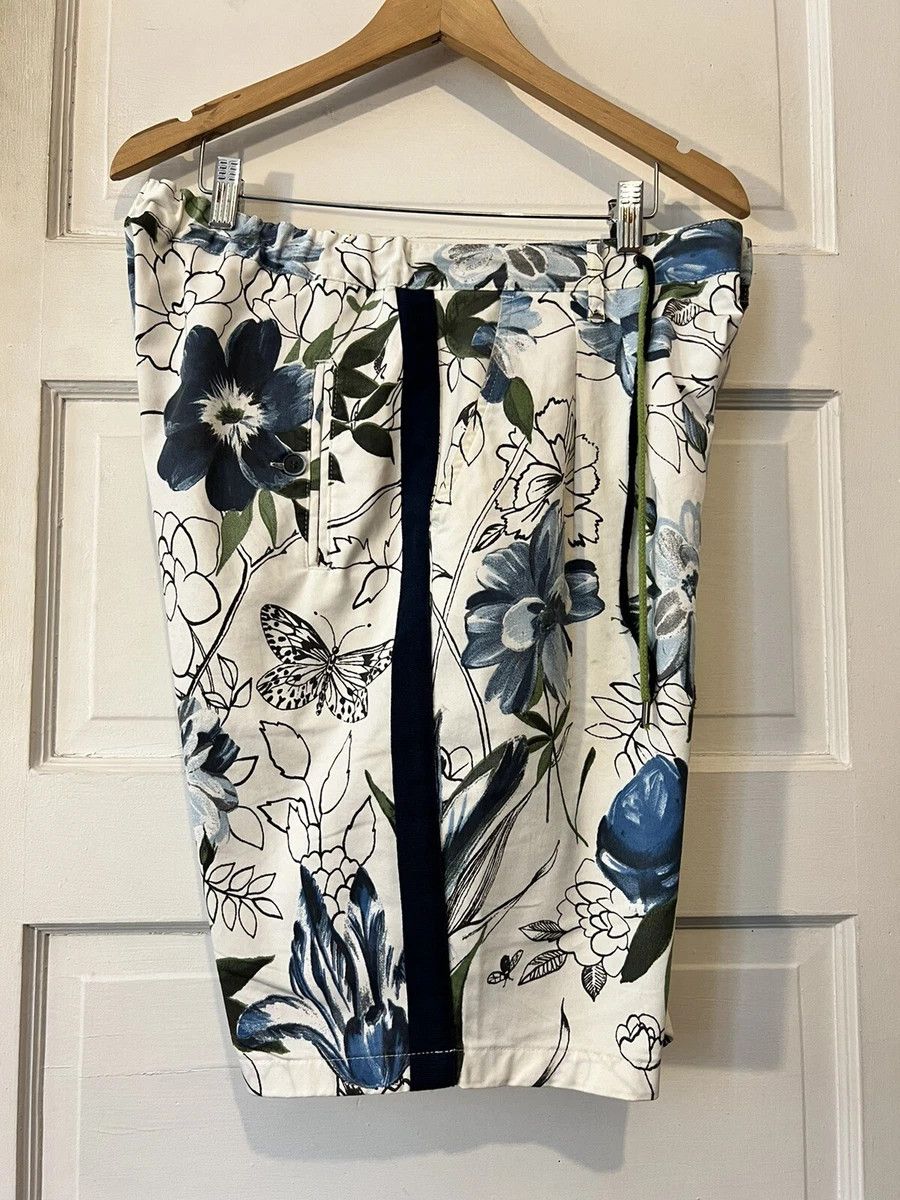 Designer BERNA FLORAL PATTERN SIDE STRIPE SHORTS SIZE 48 IT Size US 32 / EU 48 - 9 Thumbnail