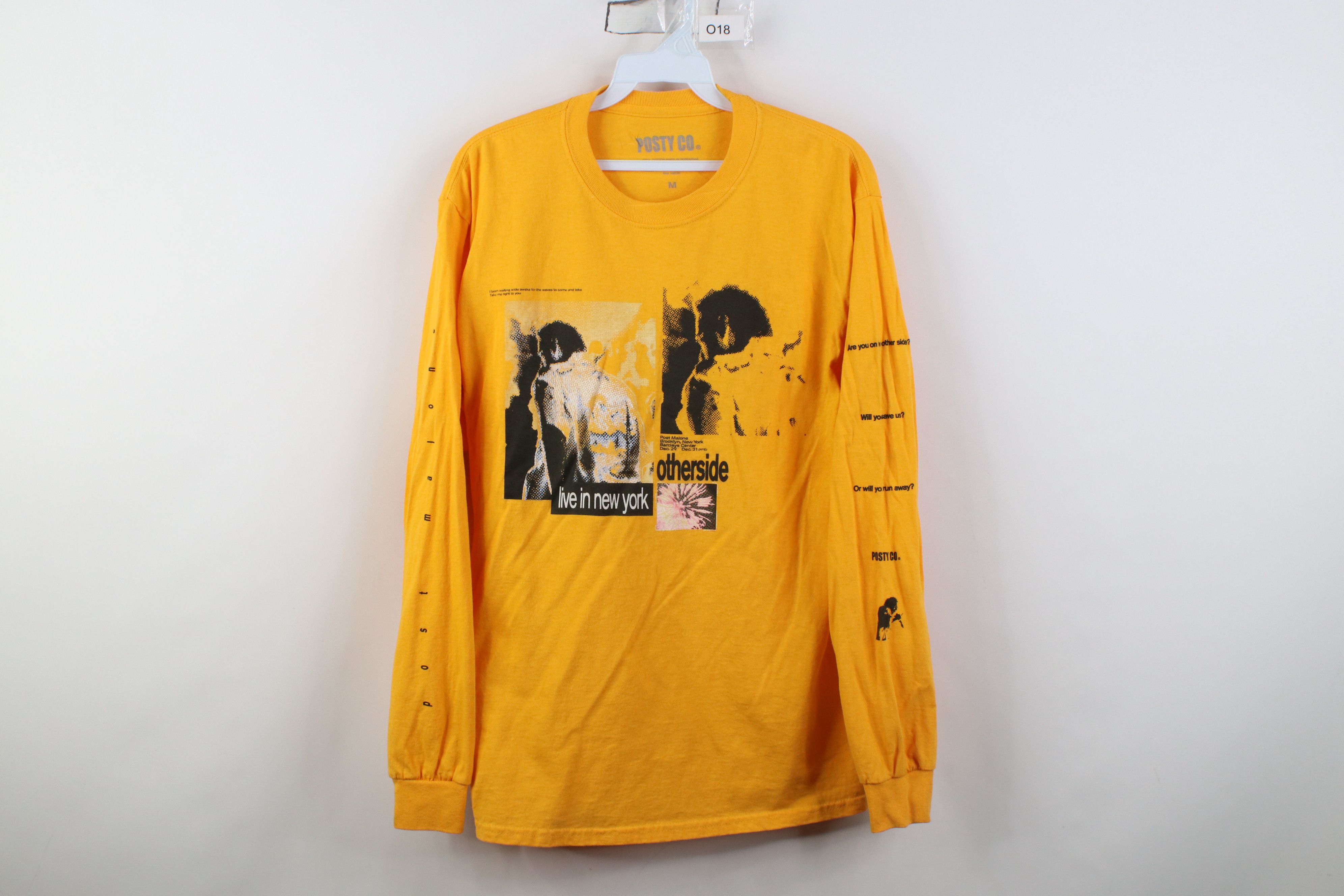 Vintage Vintage Y2K Posty Co 2018 Post Malone Long Sleeve T-Shirt Size US M / EU 48-50 / 2 - 1 Thumbnail
