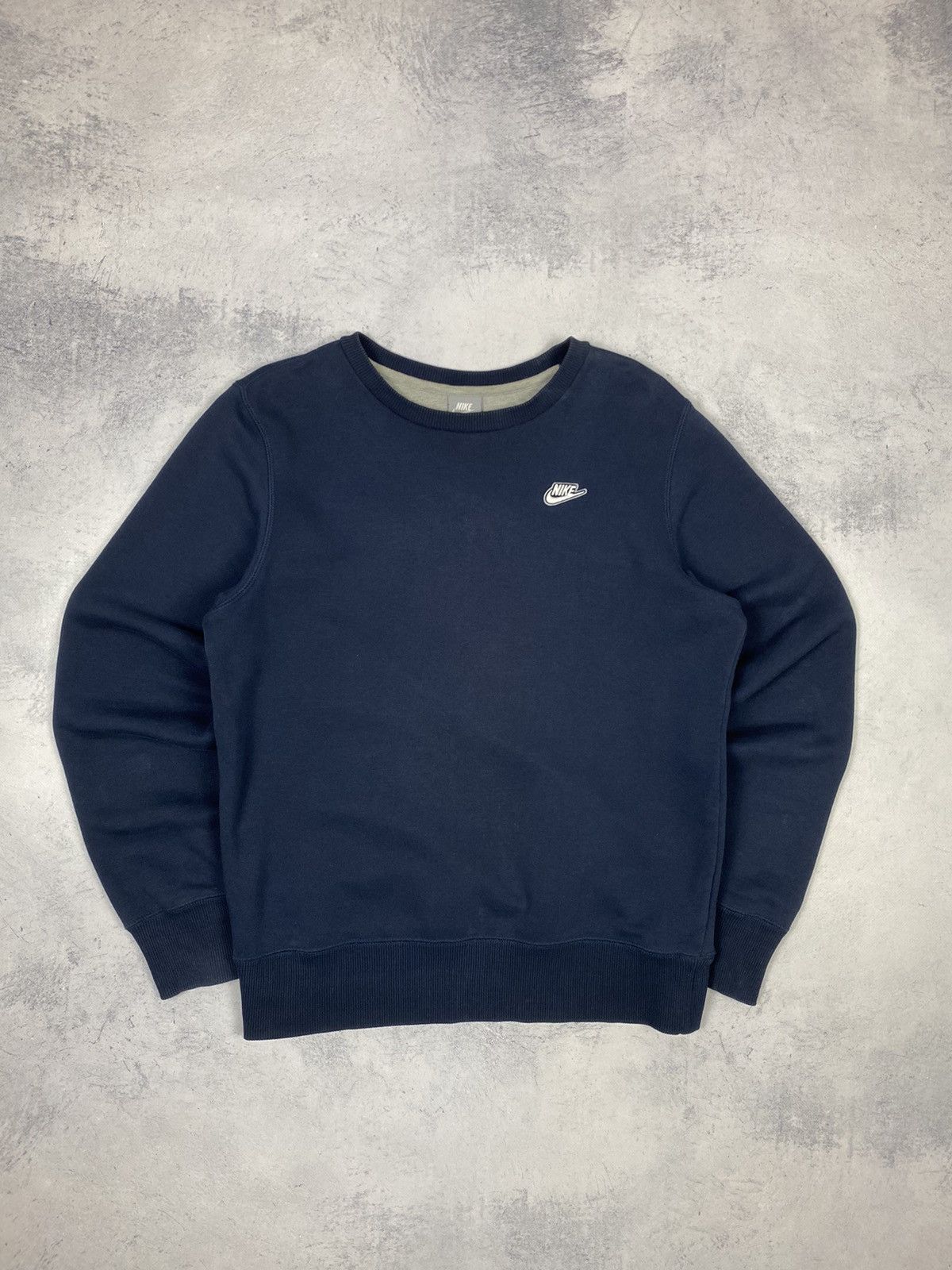Nike Vintage 00s Nile Swoosh y2k Drill Sweatshirt Blue men’s Size US S / EU 44-46 / 1 - 2 Thumbnail