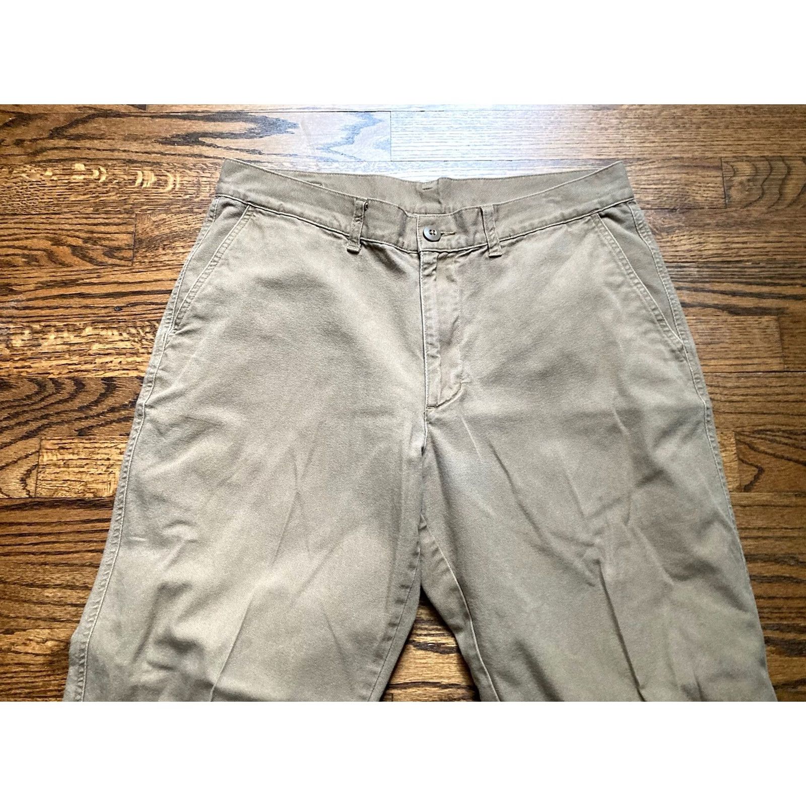 Patagonia Patagonia Pants Mens 34 Khaki Canvas Cotton 34x29 Regular Straight Logo 34x29 Mens Brown Khakis Casual Size US 34 / EU 50 - 2 Thumbnail