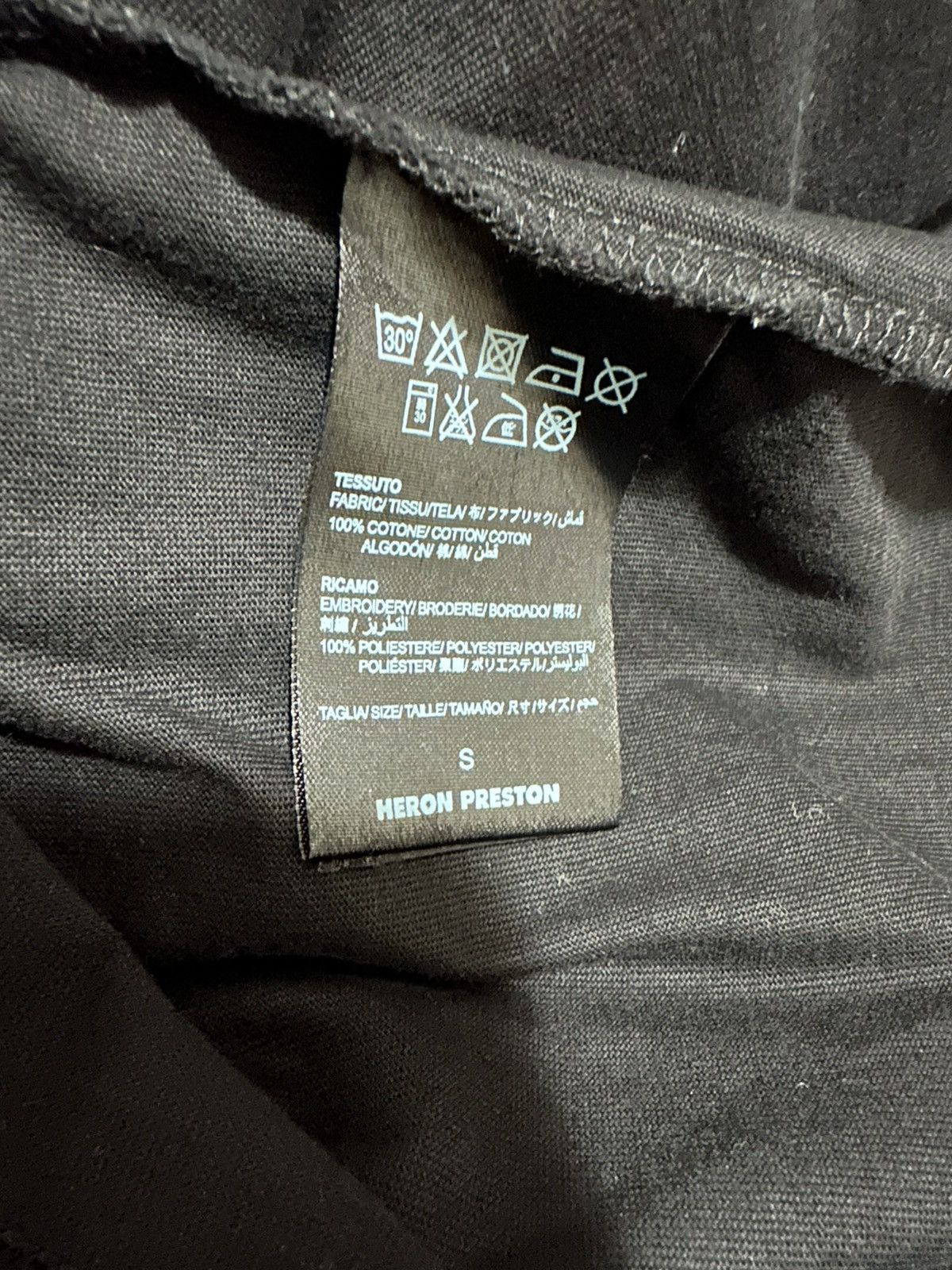 Heron Preston heron preston black long-sleeve t-shirt Size US S / EU 44-46 / 1 - 5 Thumbnail