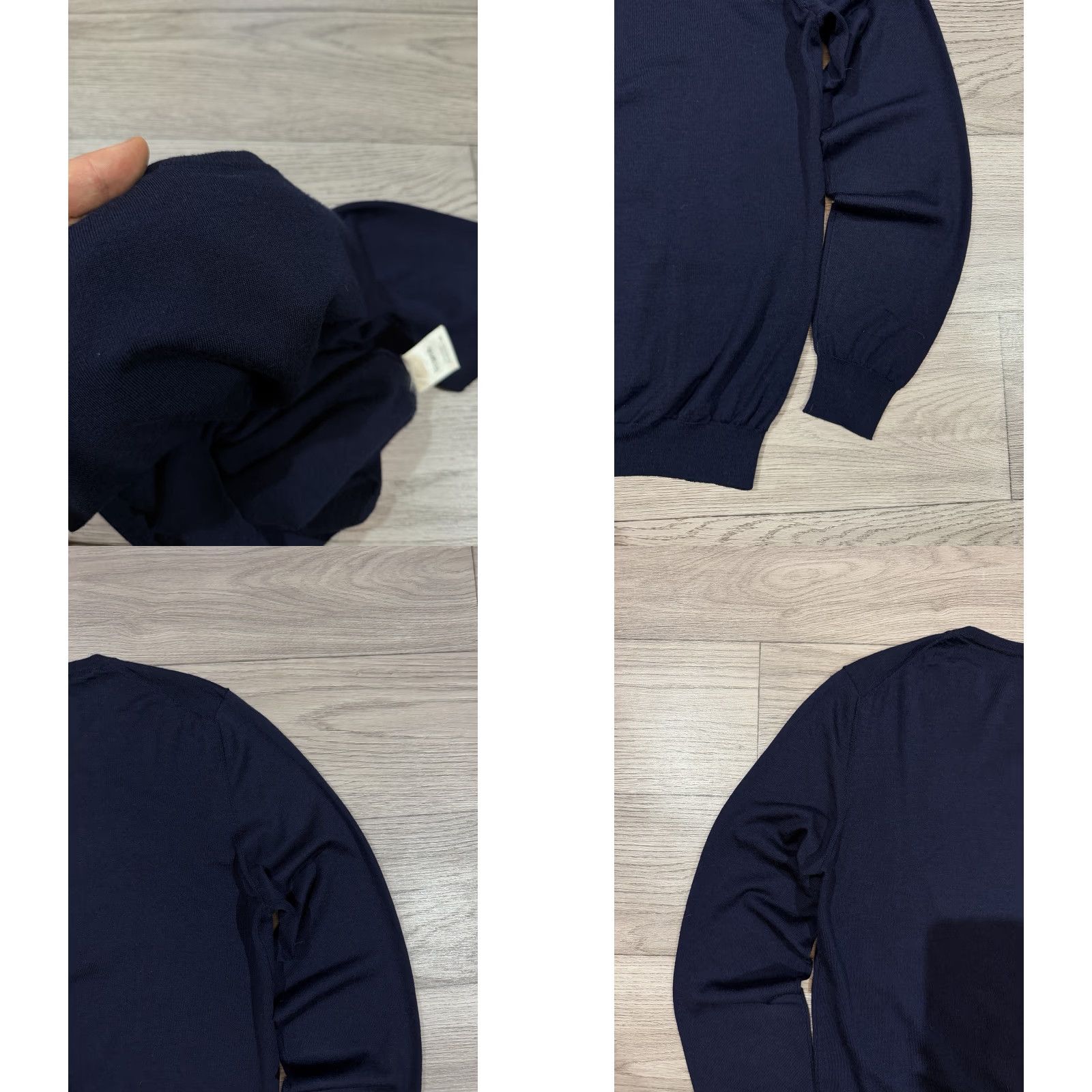 Vintage Maurizio Baldassari Wool Sweater Navy Crew Neck Mens Size S Size US S / EU 44-46 / 1 - 9 Thumbnail
